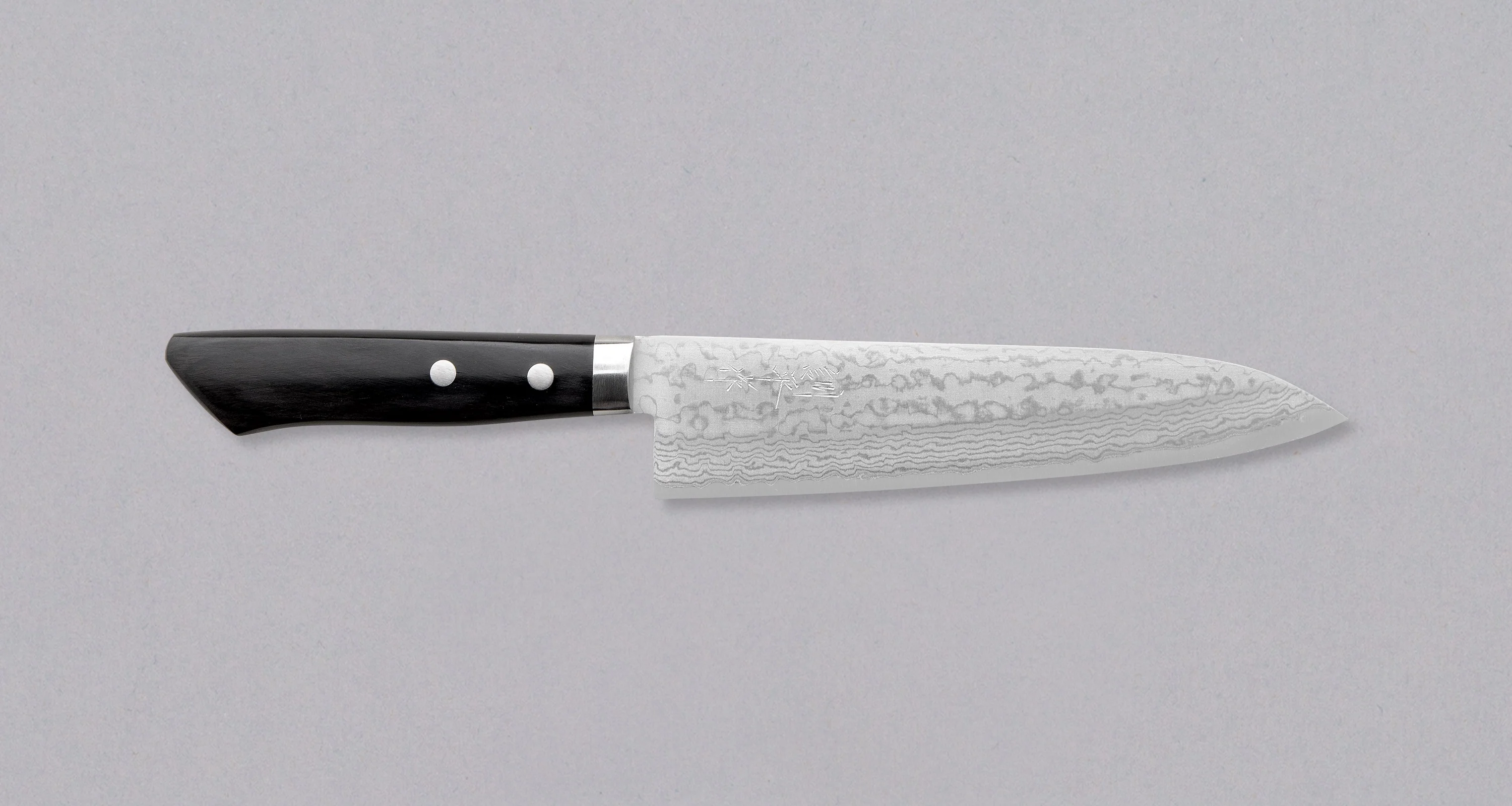 Etsu Village Gyuto Damascus Black 180mm (7.1")
