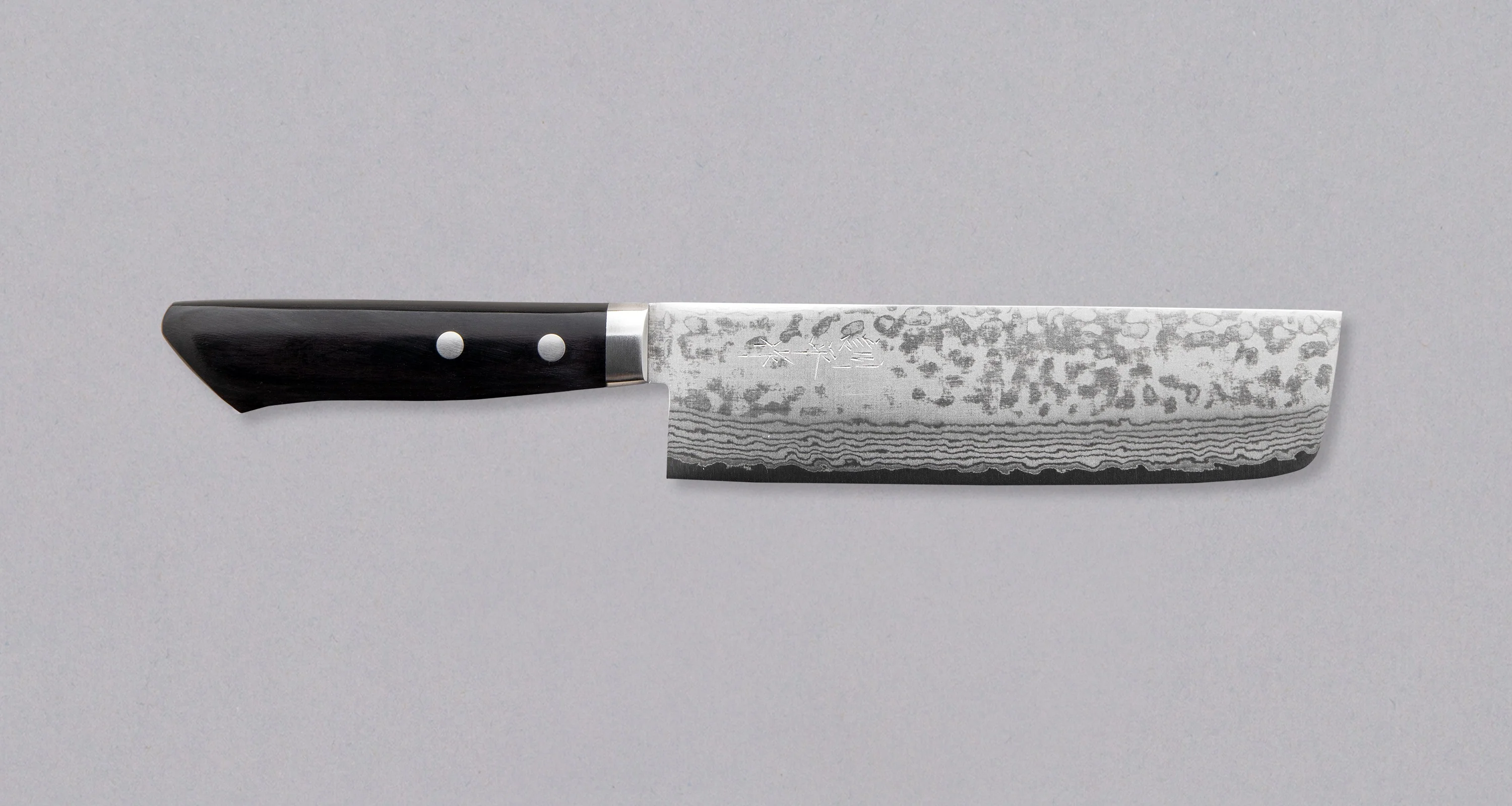 Etsu Village Nakiri Damascus 165mm (6.5")