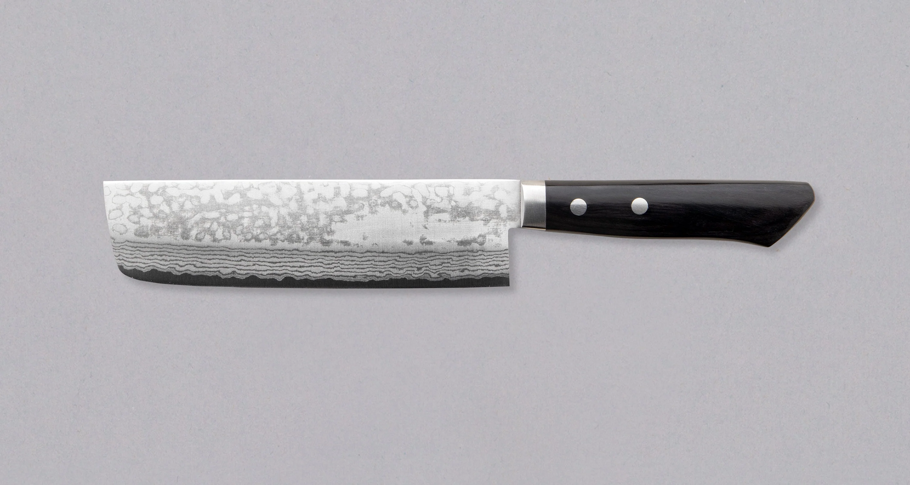 Etsu Village Nakiri Damascus 165mm (6.5") - Image 2
