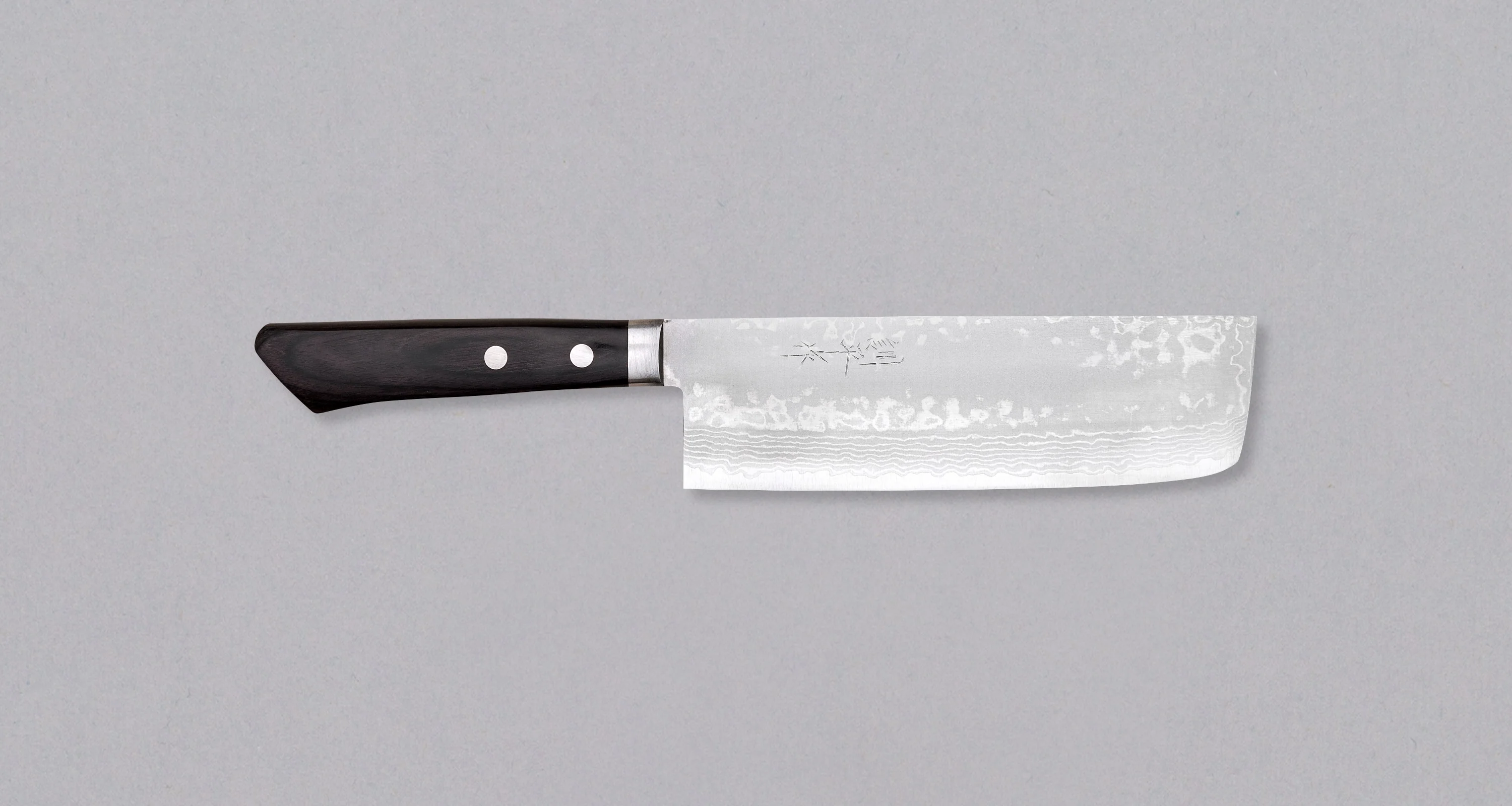 Etsu Village Wide Nakiri Damascus 165mm (6.5")