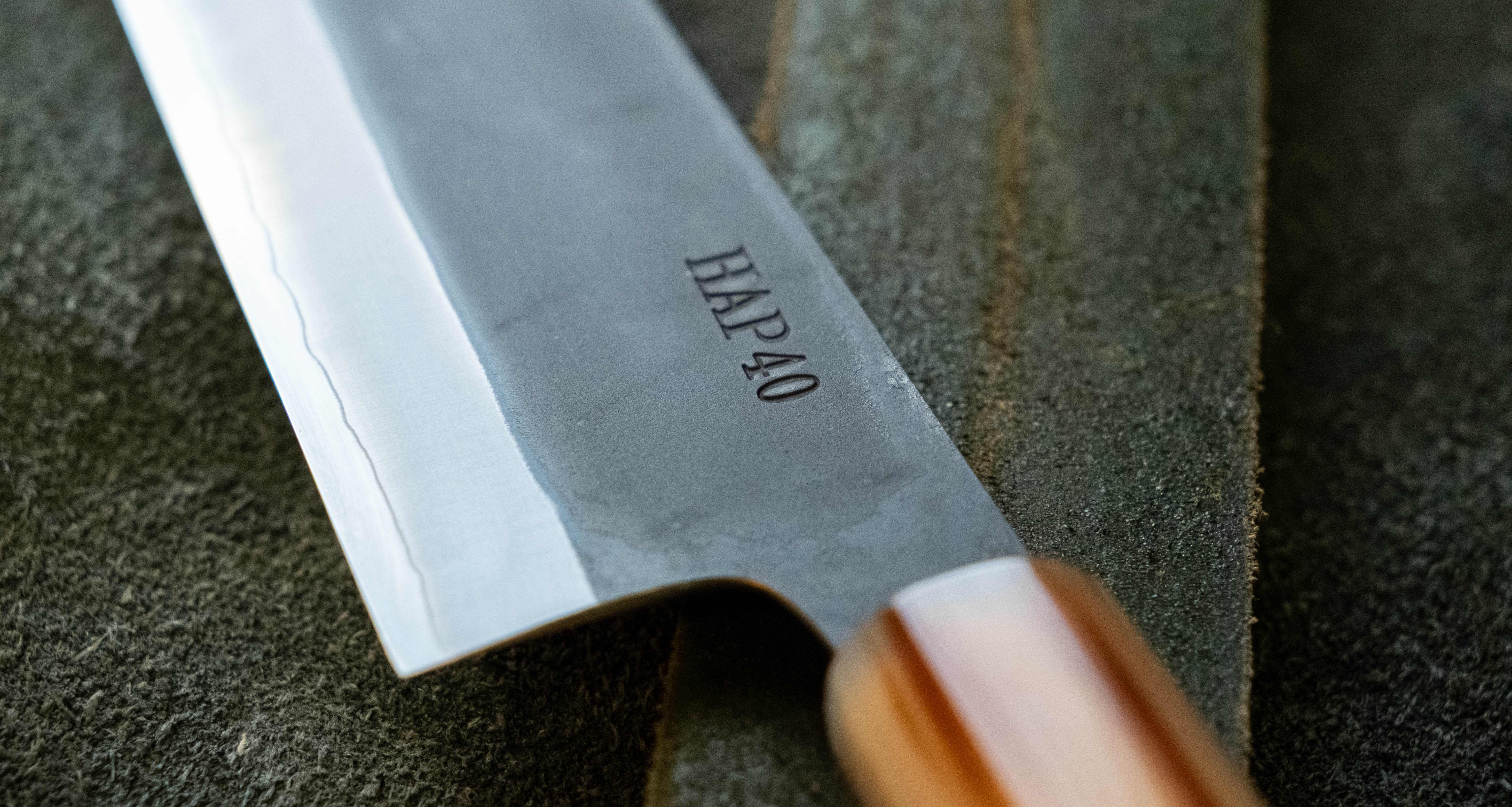 HAP-40 Santoku Black Gold Carbon 180mm (7.1") - Image 2