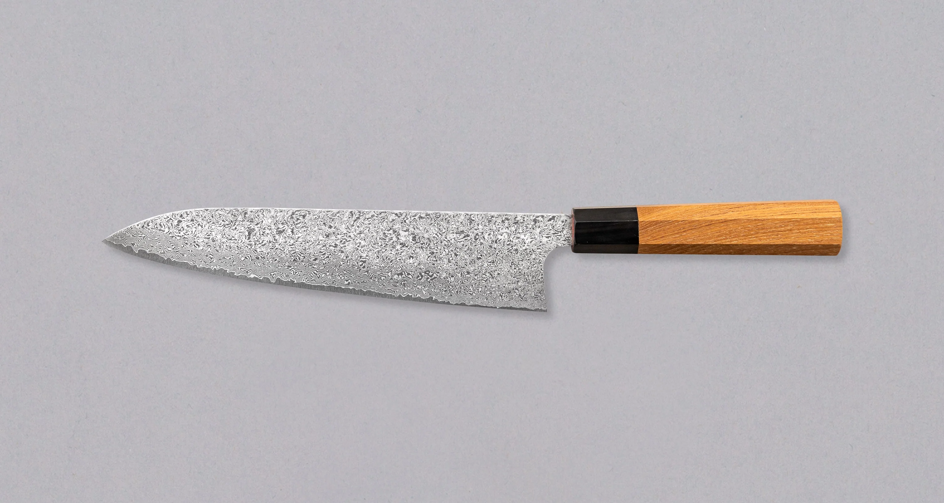 Hatsukokoro Gyuto Ginsanko Damascus 240mm (9.5") - Image 2