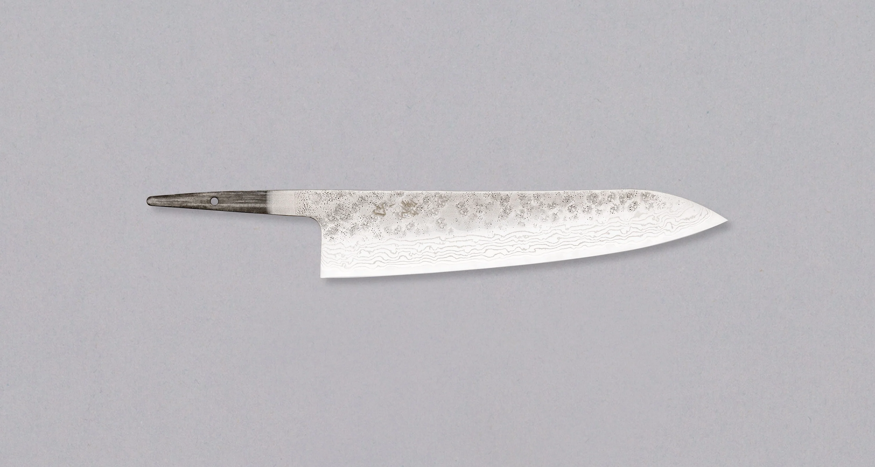Hokiyama Gyuto 440C Damascus 210mm (8.3") - BLADE