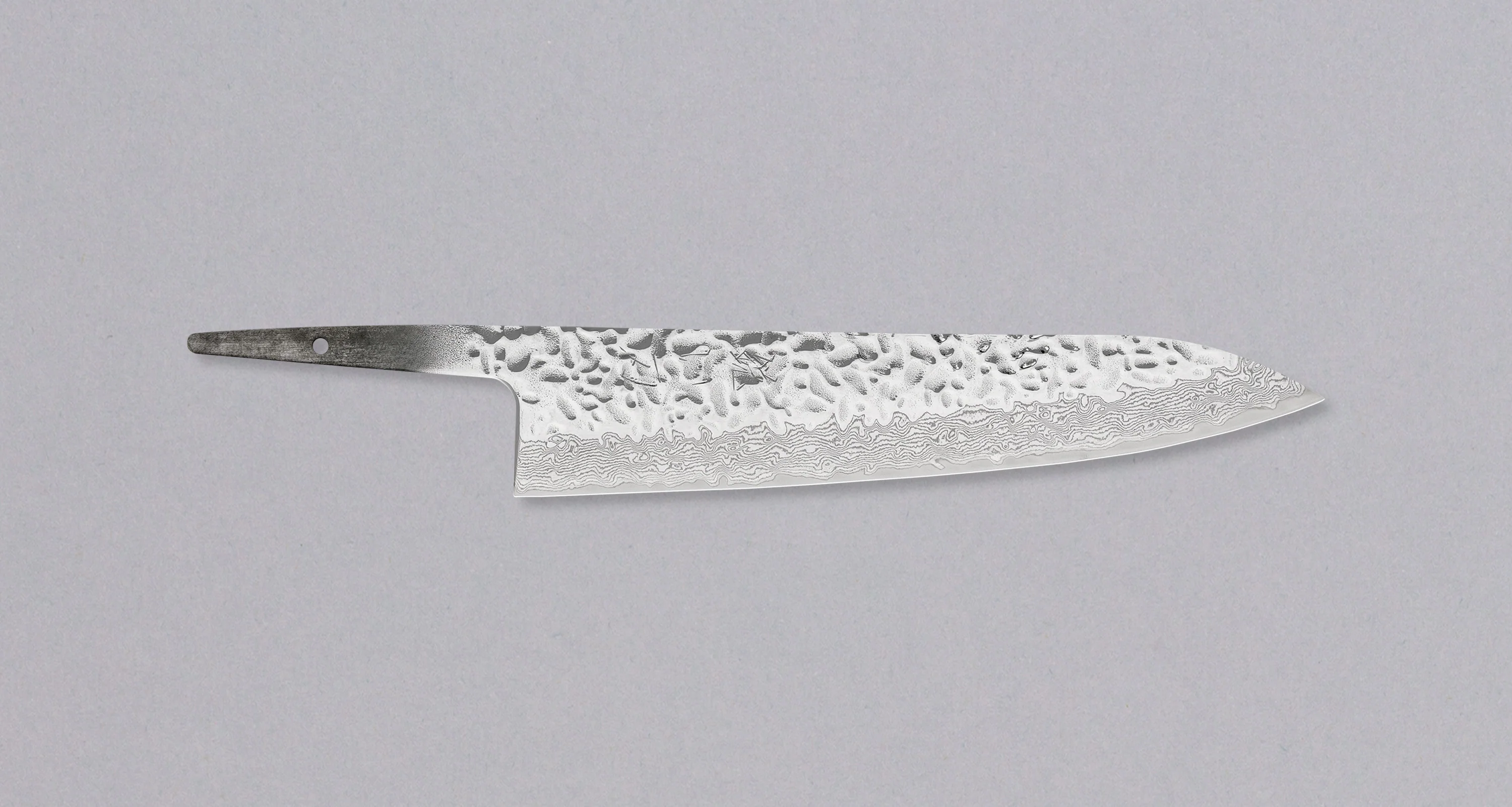 Hokiyama Gyuto AUS-10 Damascus 210mm (8.3") - BLADE