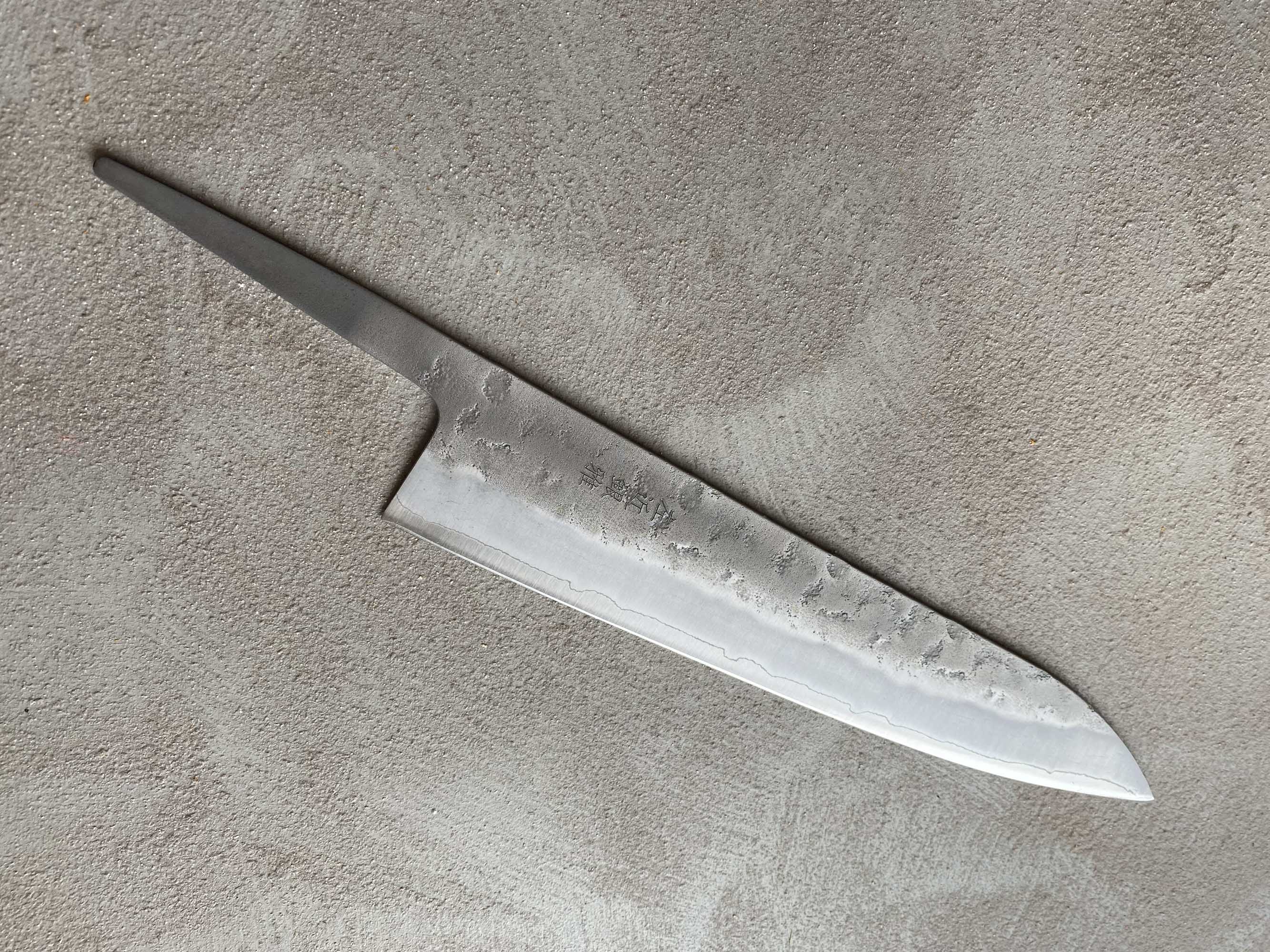 Hokiyama Gyuto Ginsanko 240mm (9.5") - BLADE - Image 2