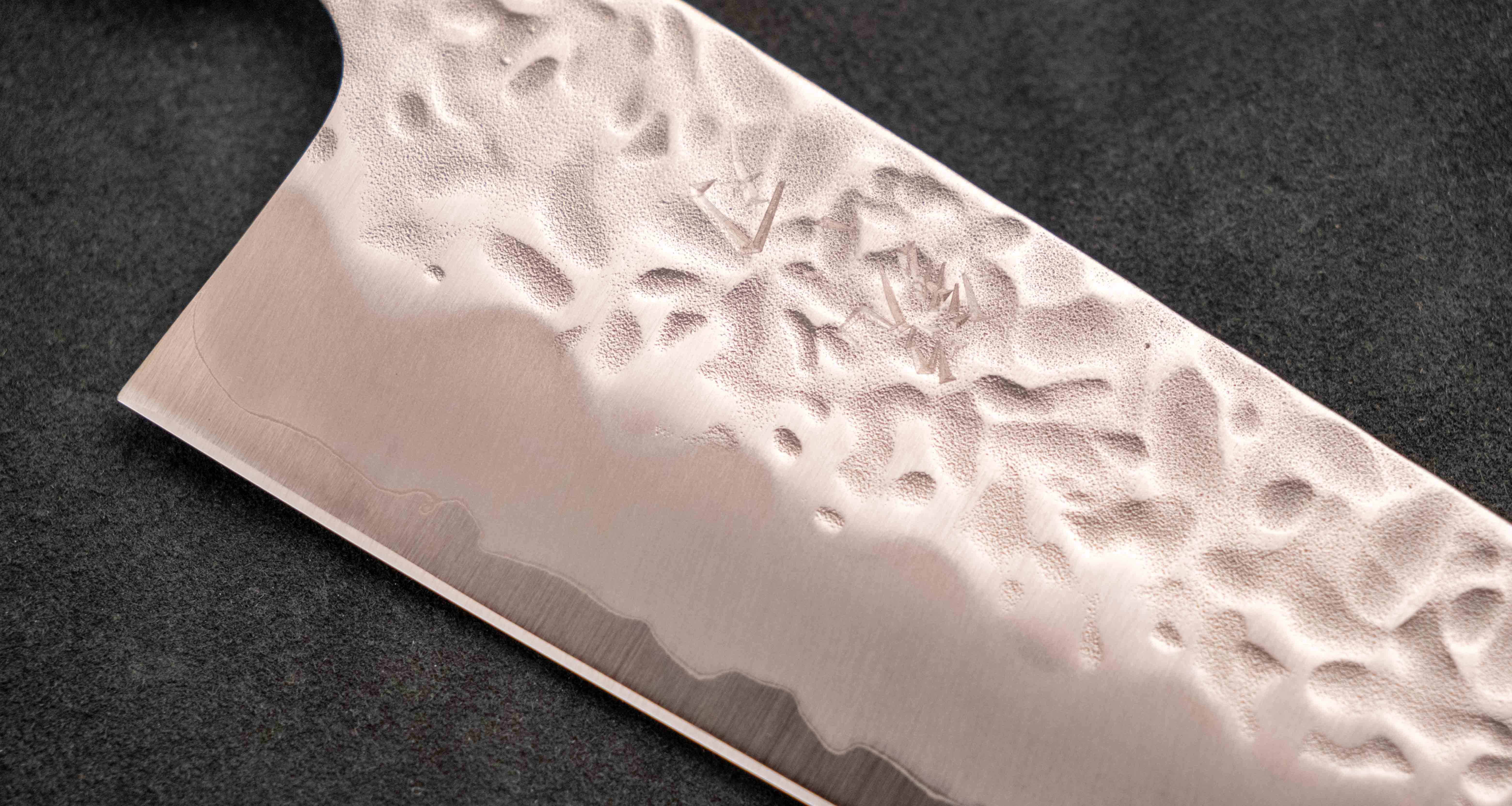 Hokiyama Gyuto Shirogami #1 Tsuchime Sandalwood 210mm (8.3") - Image 5