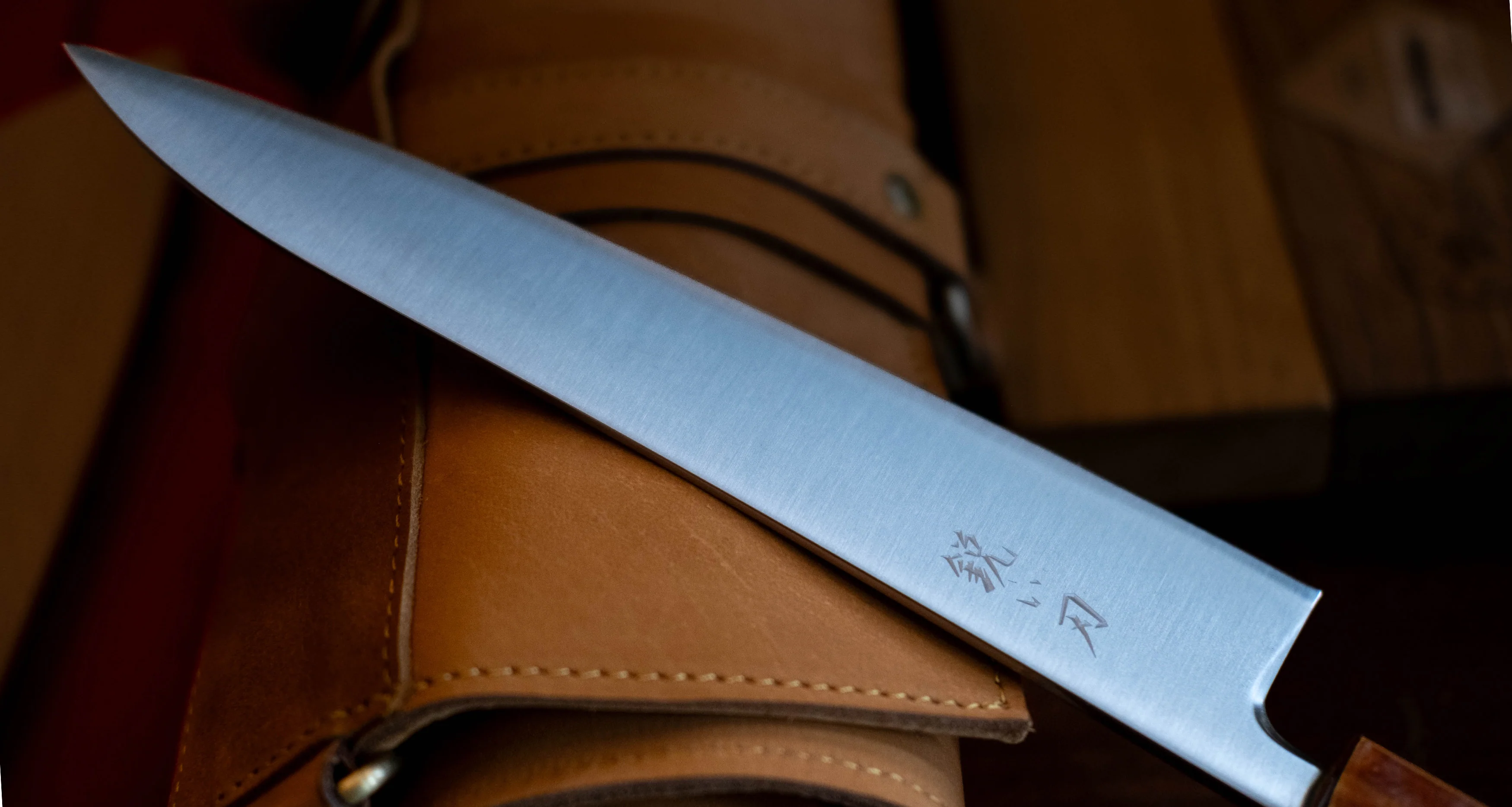 Hokiyama Gyuto SRS13 Migaki 210mm (8.3") [Oak] - Image 6