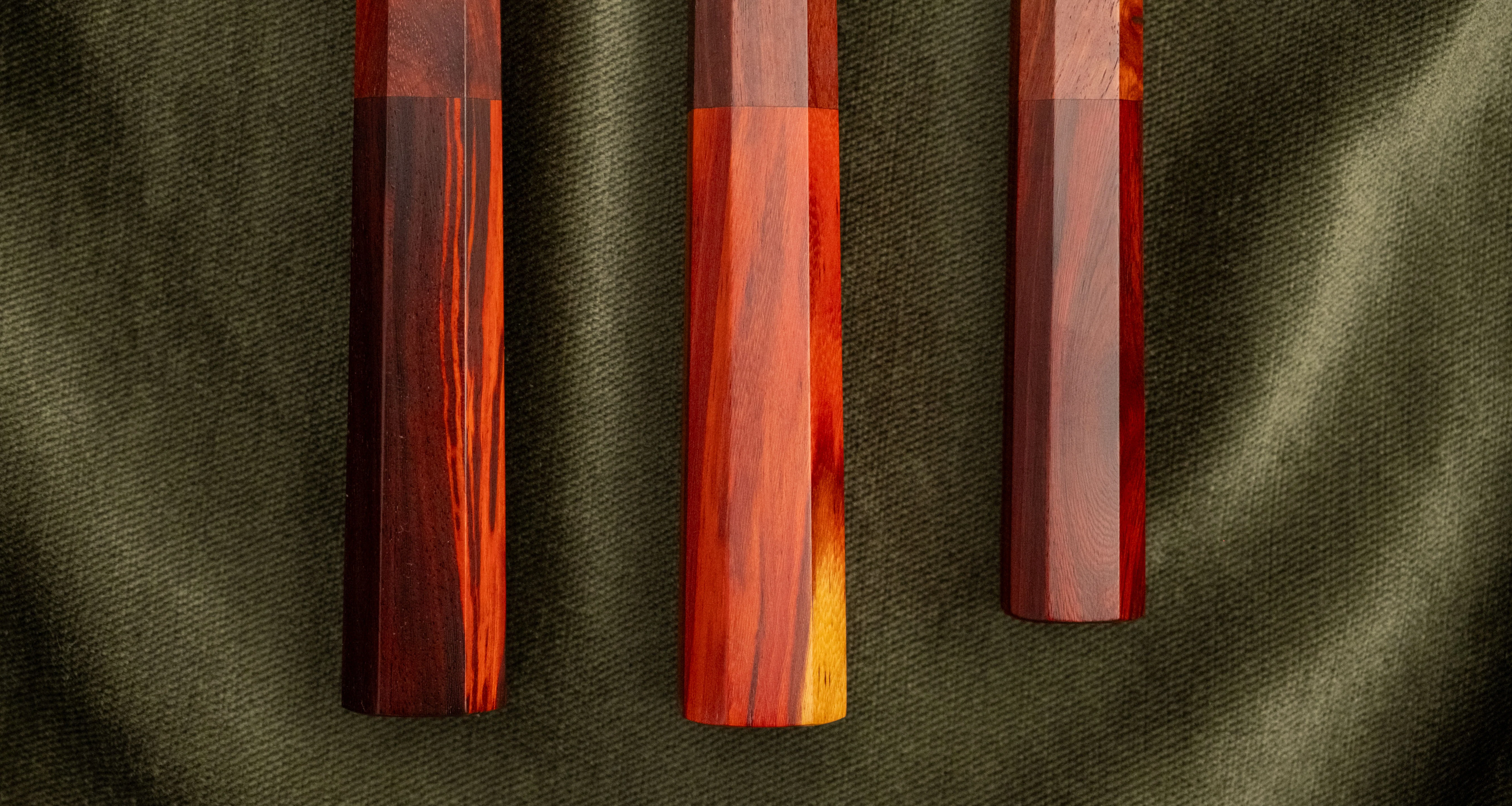 Hokiyama Petty Ginsanko Nawame Damascus 135mm (5.3") [Kaotan/Rosewood] - Image 10