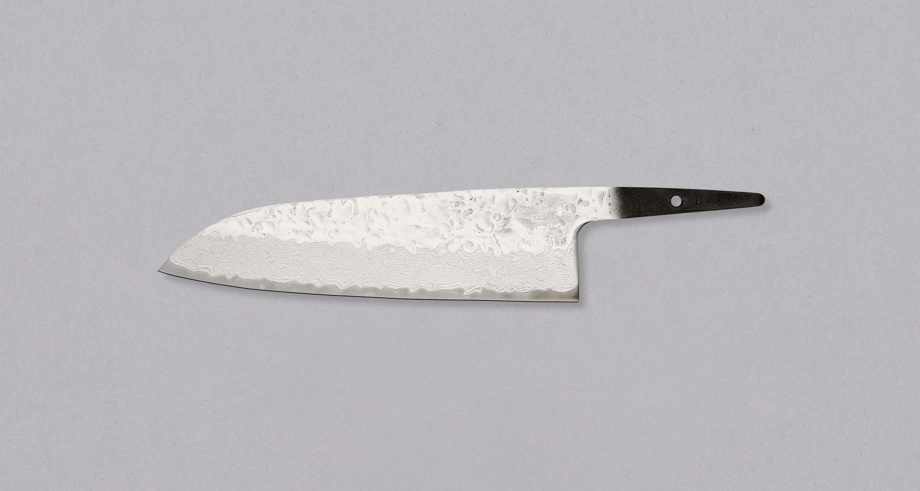 Hokiyama Santoku AUS-10 Damascus 165mm (6.5") - BLADE - Image 2