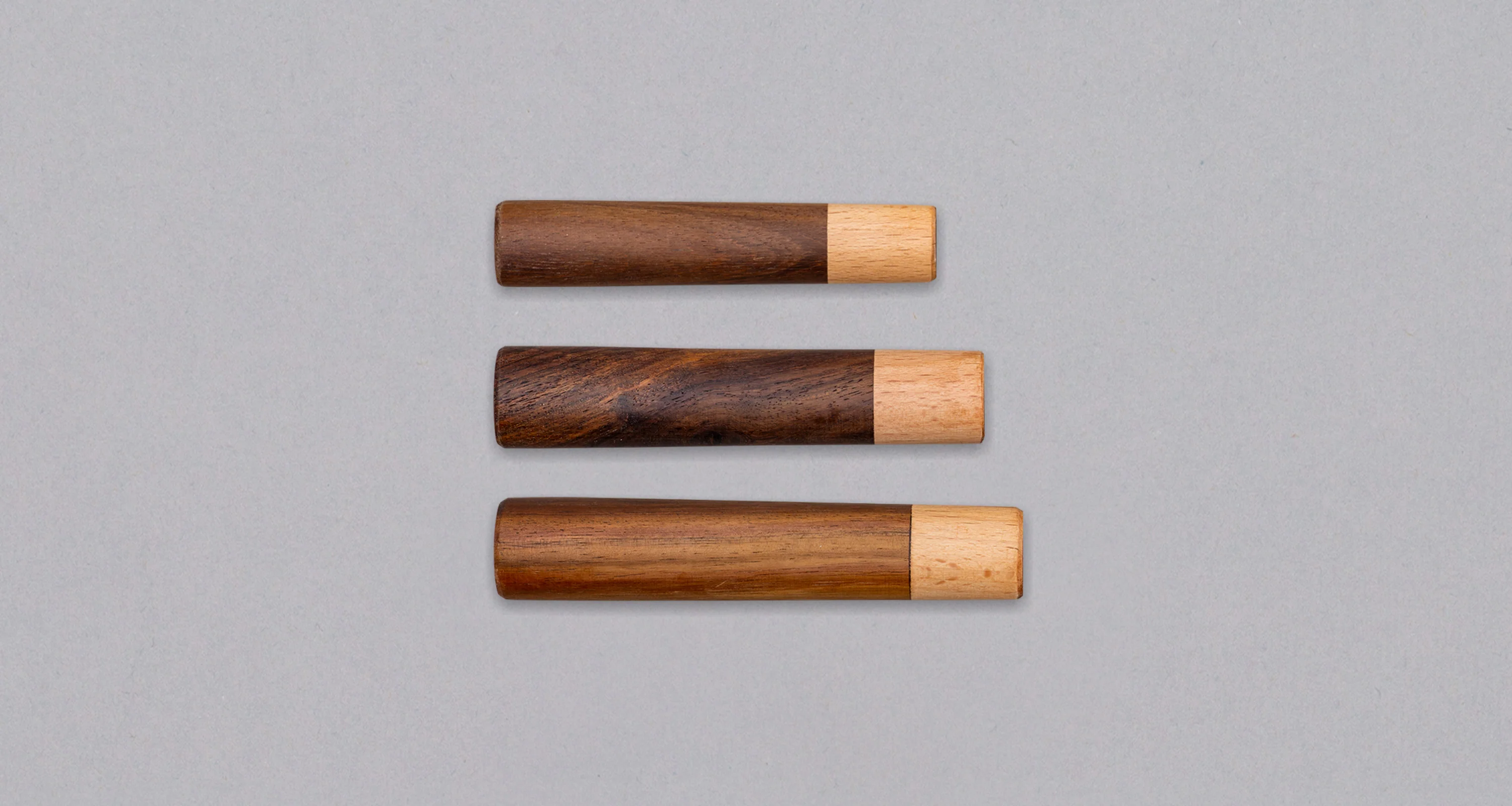 Japanese handle - Rosewood / Beechwood [oval]