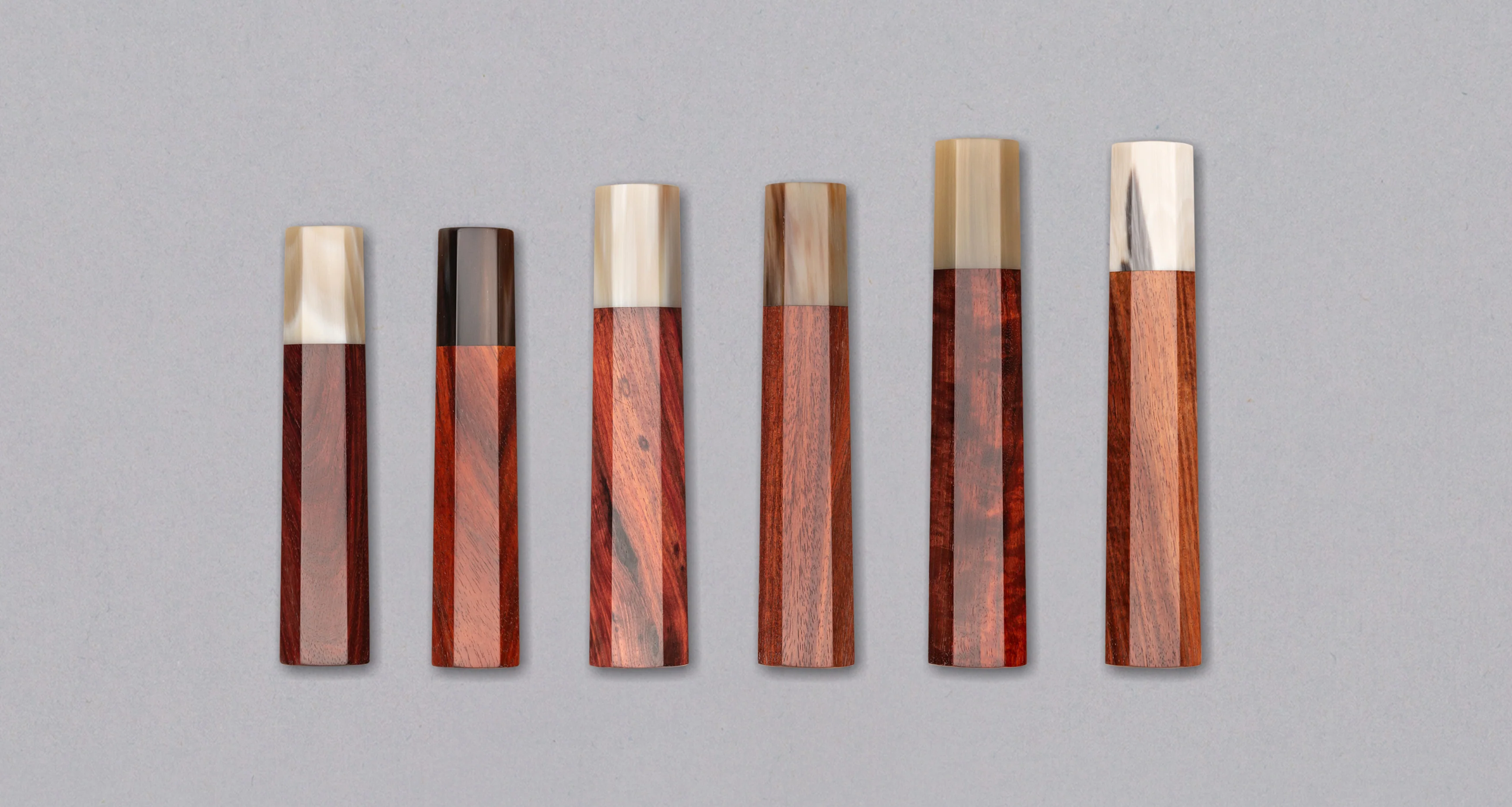 Japanese handle - Sandalwood / Blond Buffalo [octagonal] - Image 2