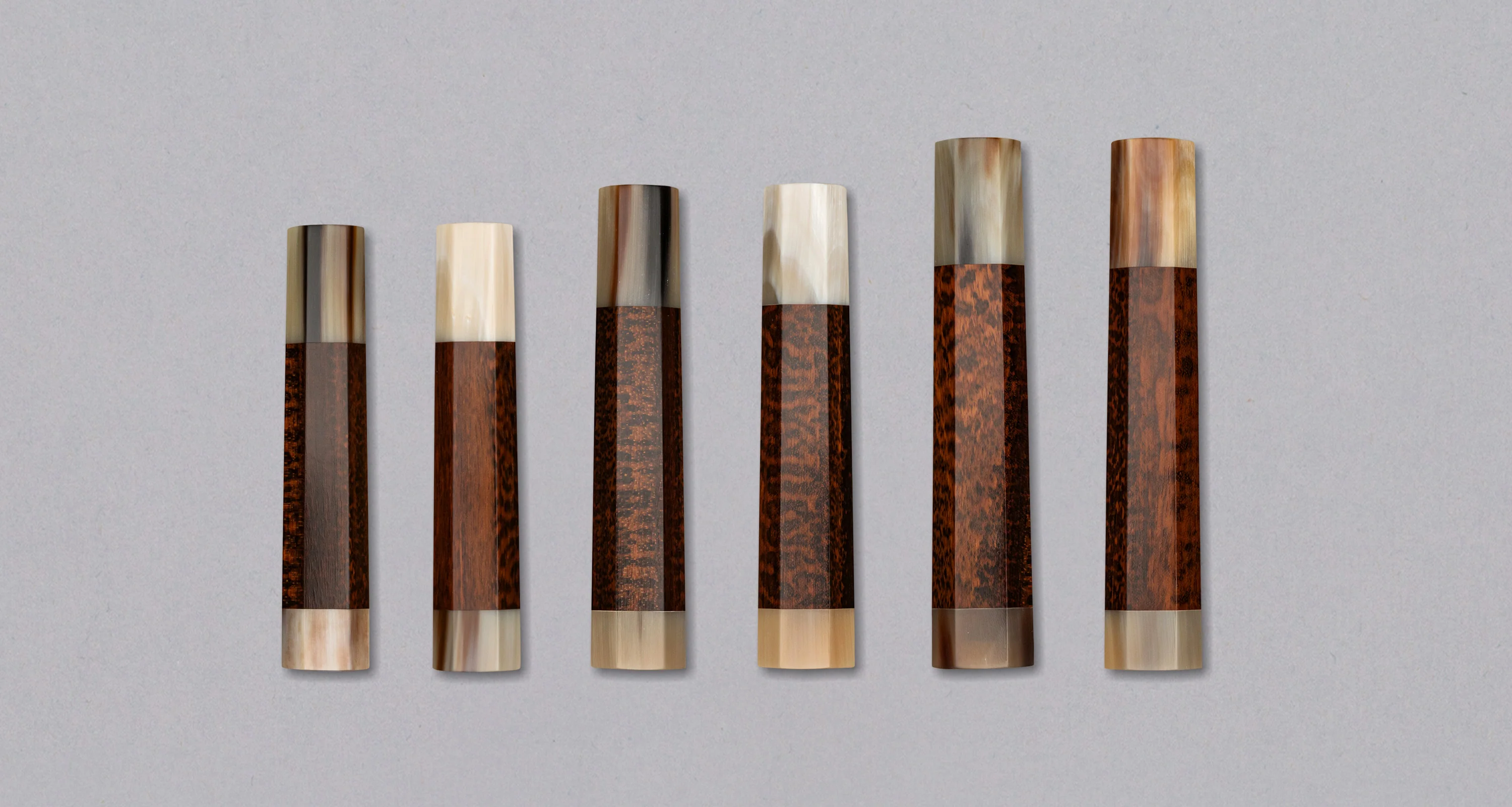 Japanese handle - Snakewood / Blond Buffalo [octagonal] - Image 2