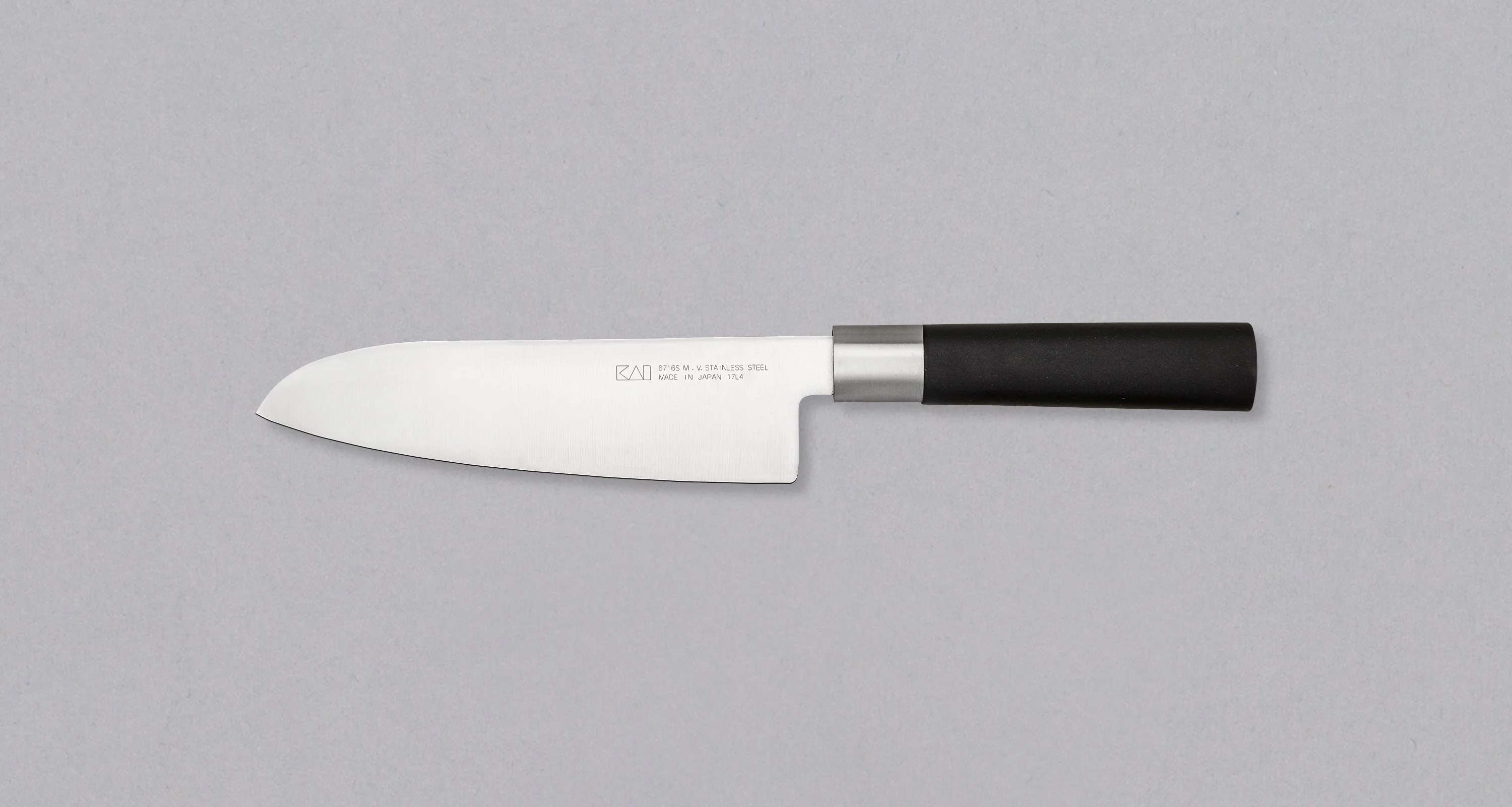 Kai Shun Wasabi Black Santoku 165mm (6.5") - Image 2
