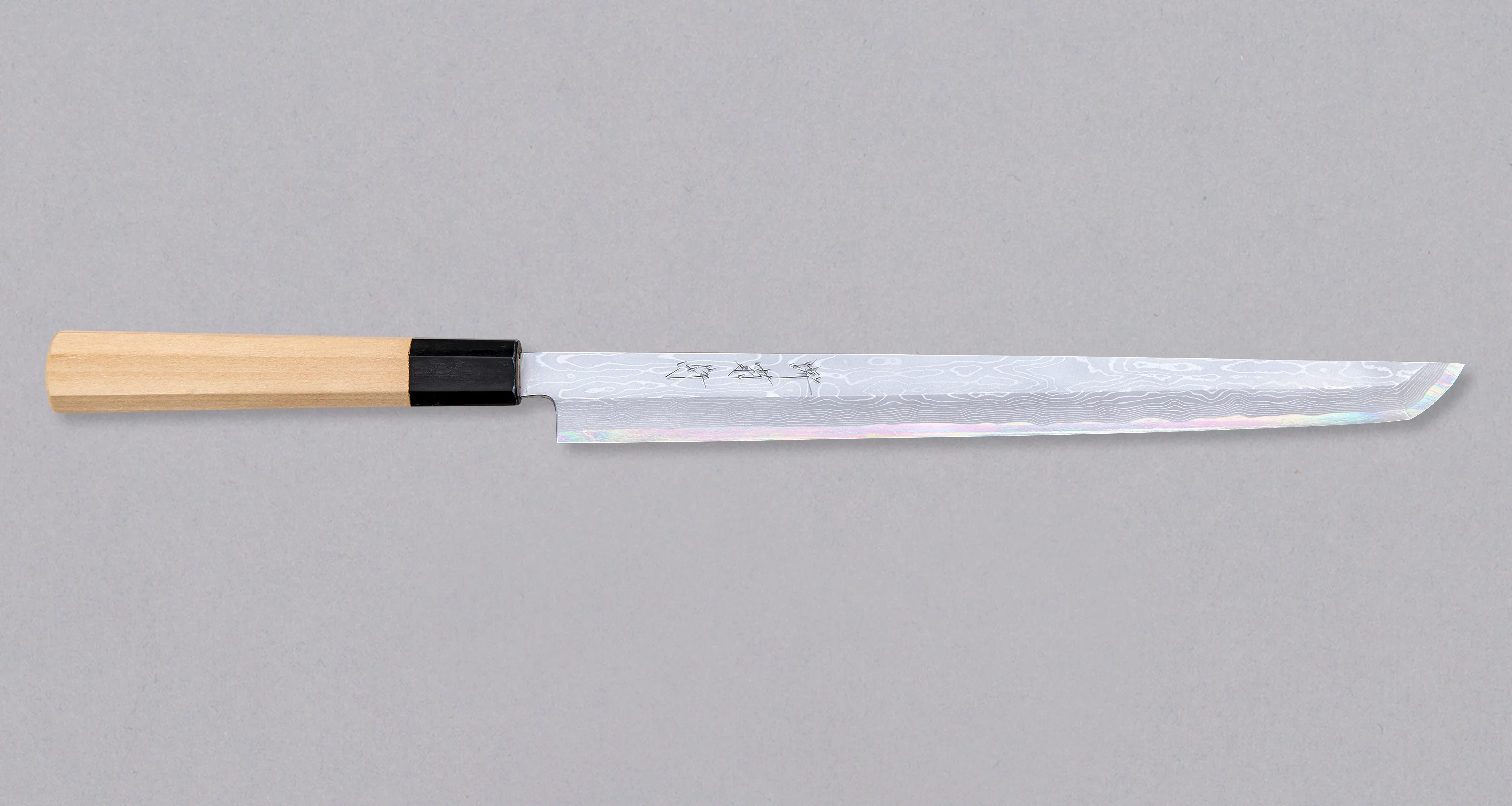 Kawamura Sakimaru Takohiki Shirogami #1 Damascus 300mm (11.8")