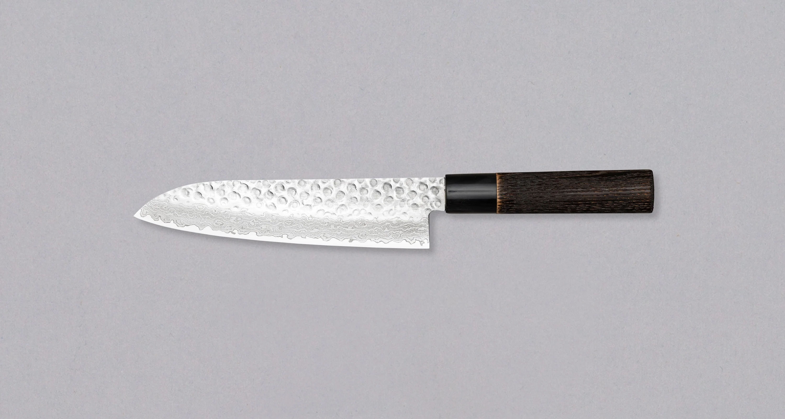 Kawamura Santoku Damascus 180mm (7.1") [Chestnut] - Image 2
