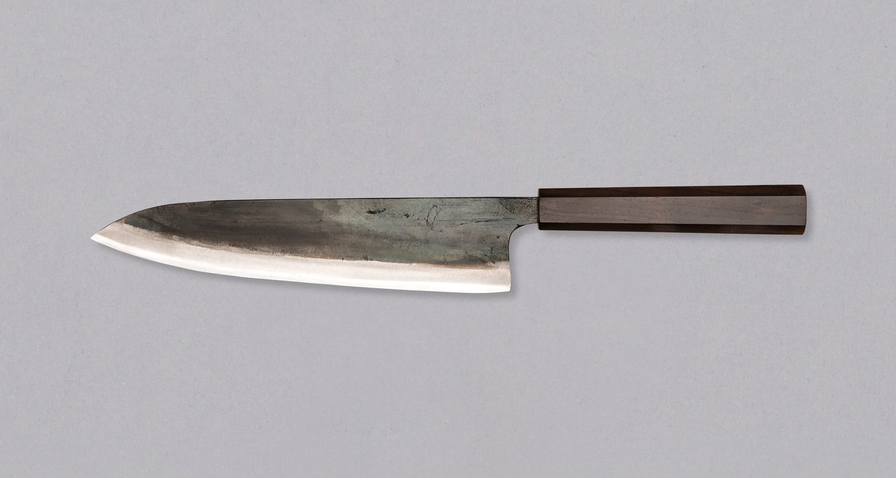 Kokugei Gyuto Aogami #1 Kuro-uchi Ebony 210mm (8.3") - Image 2