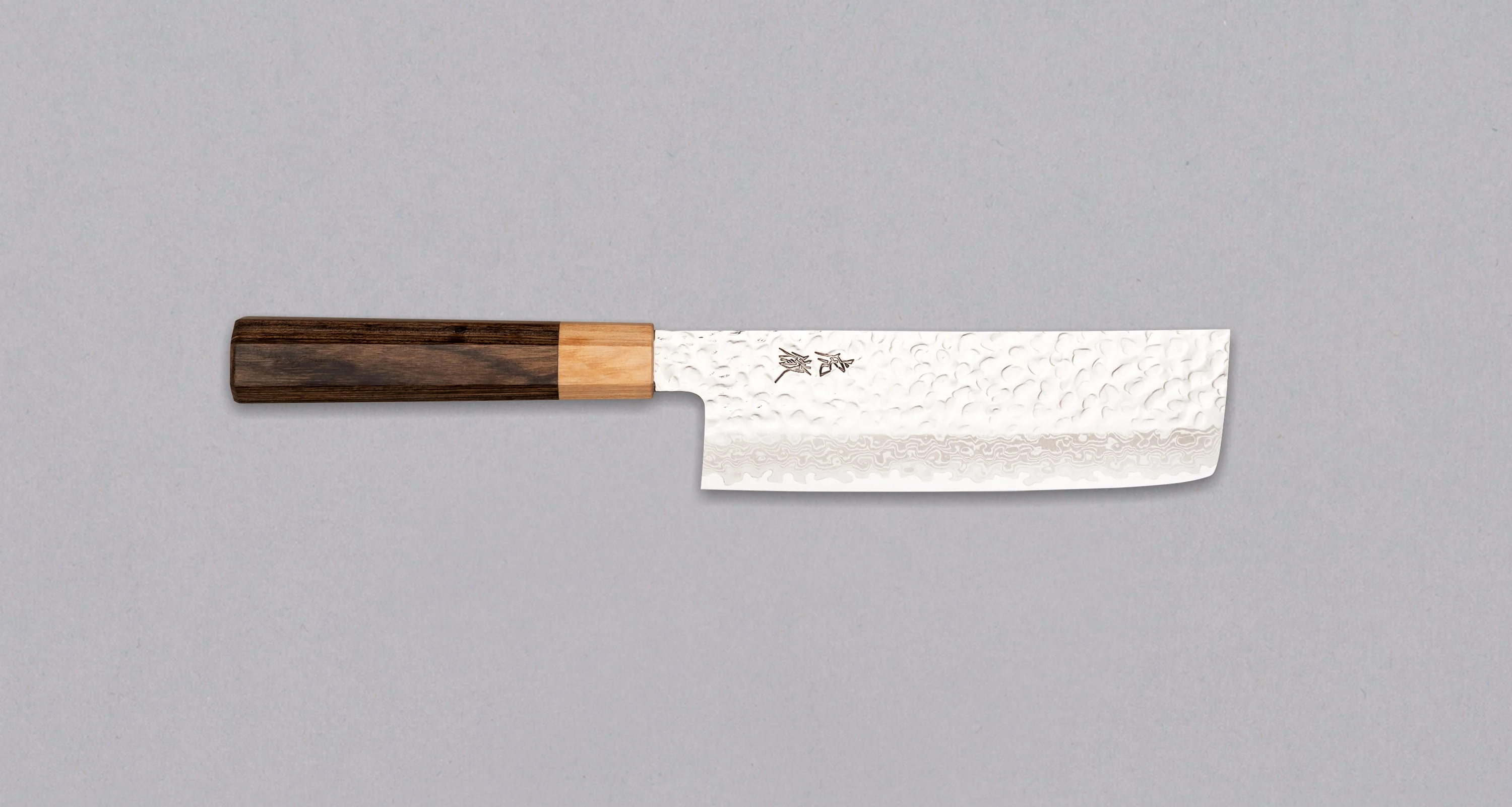 Kotetsu Nakiri VG-10 Damascus 160mm (6.3") [pakka wood]
