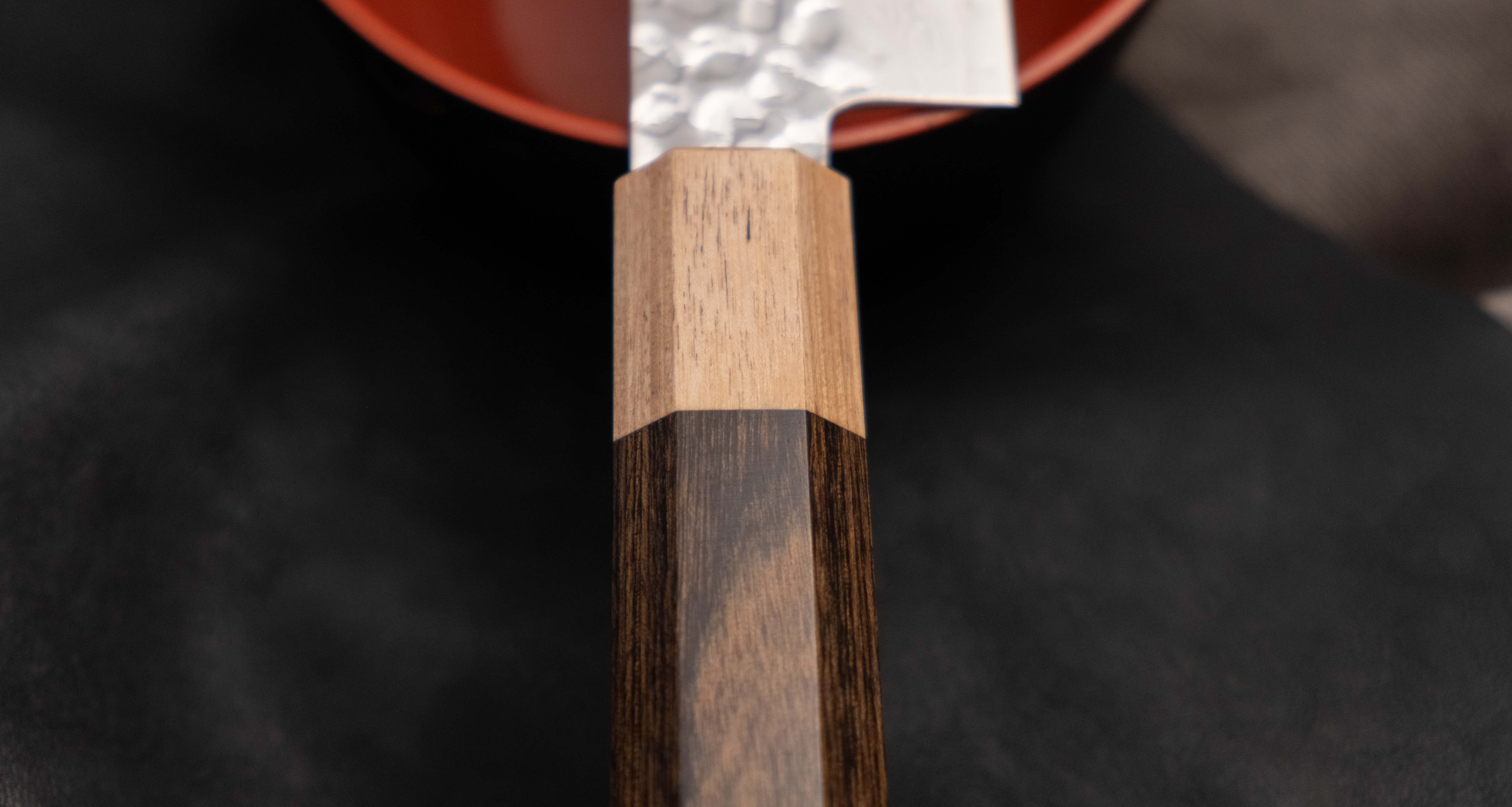 Kotetsu Sujihiki VG-10 Damascus 240mm (9.5") [pakka wood] - Image 6