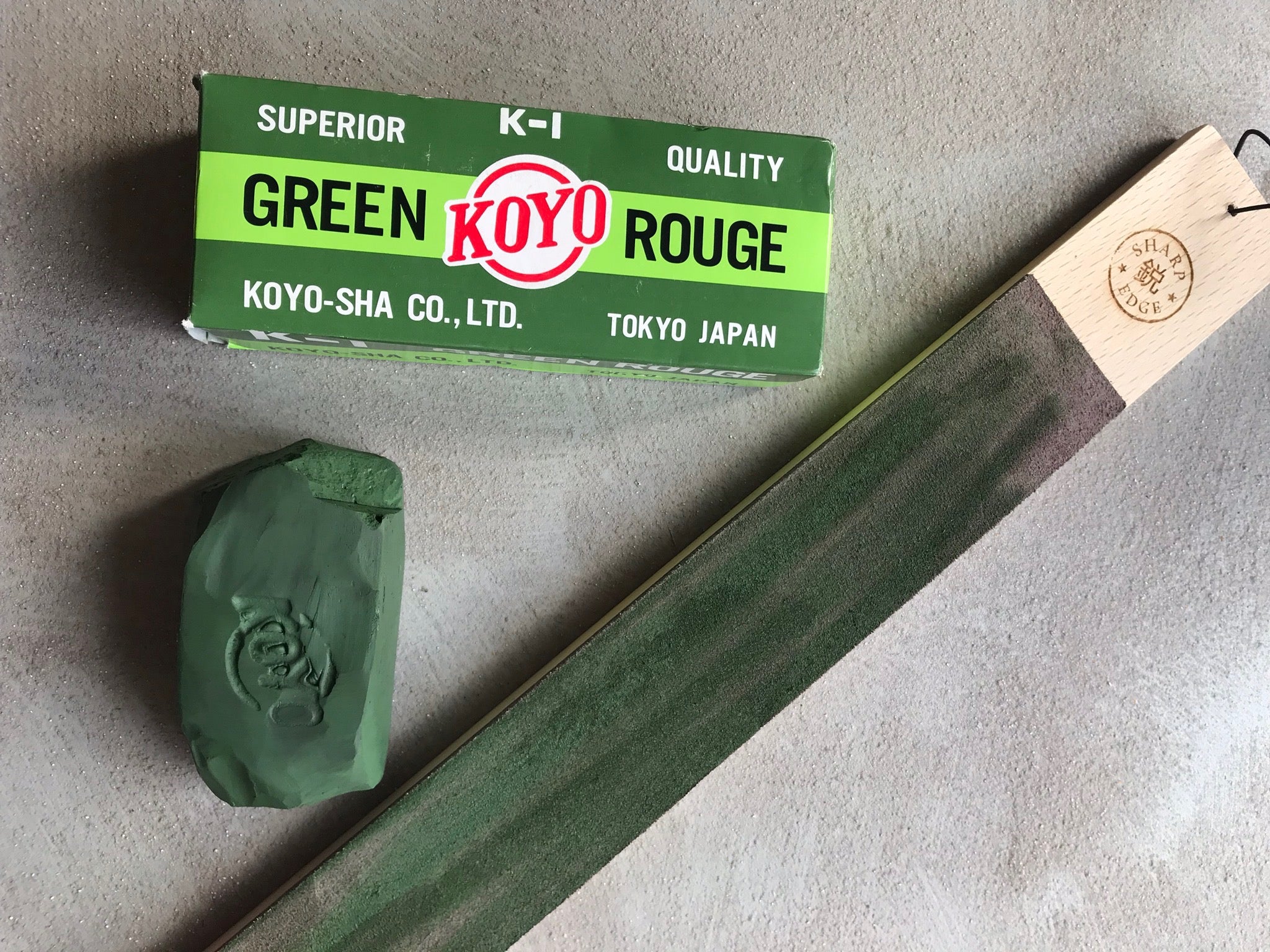 Koyo "Green Rouge" Polishing Compound [smaller chunk] - Image 8