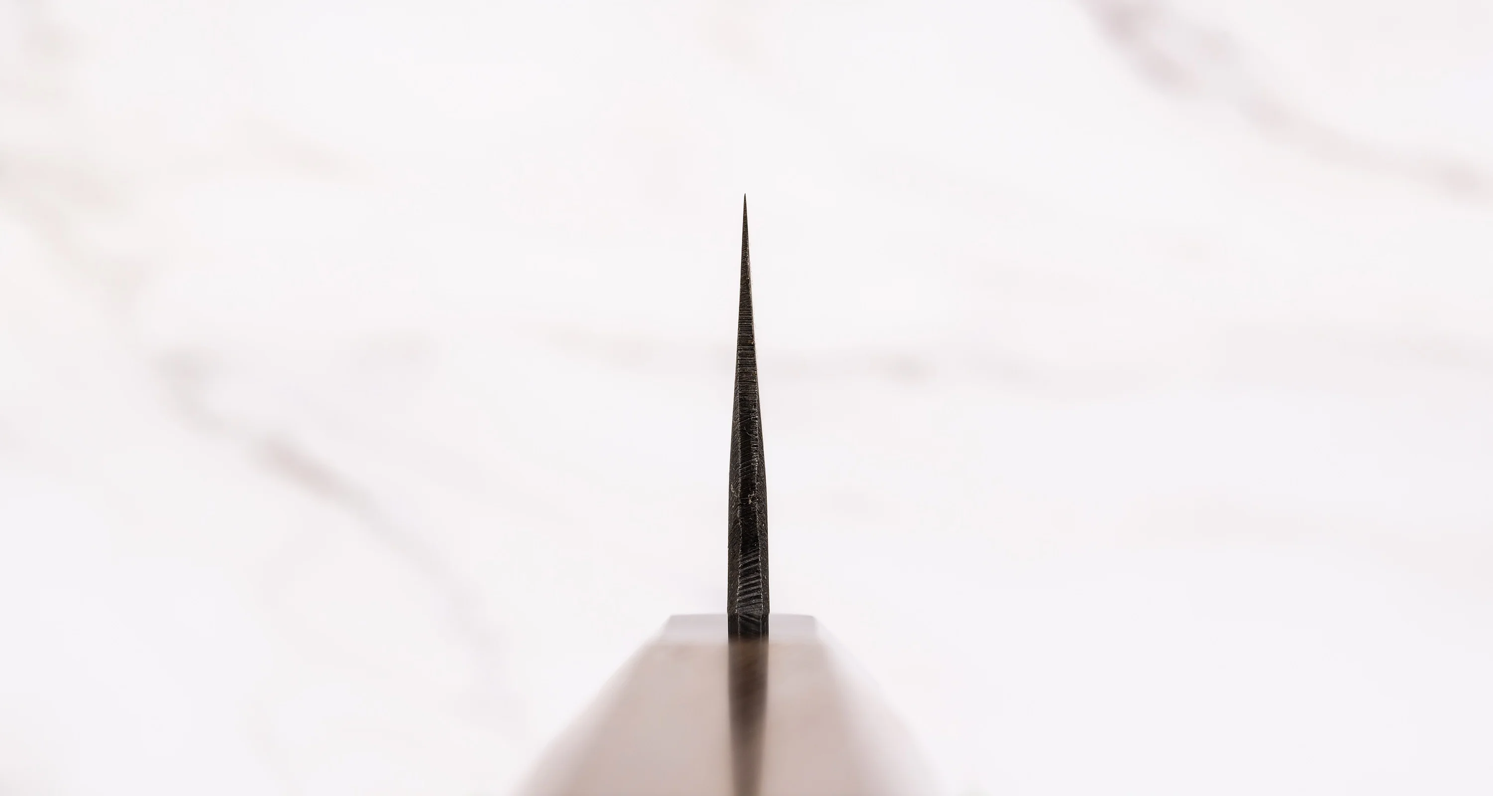 Kumokage Bunka Aogami #2 Kuro-uchi Damascus 180mm (7.1") - octagon - Image 3