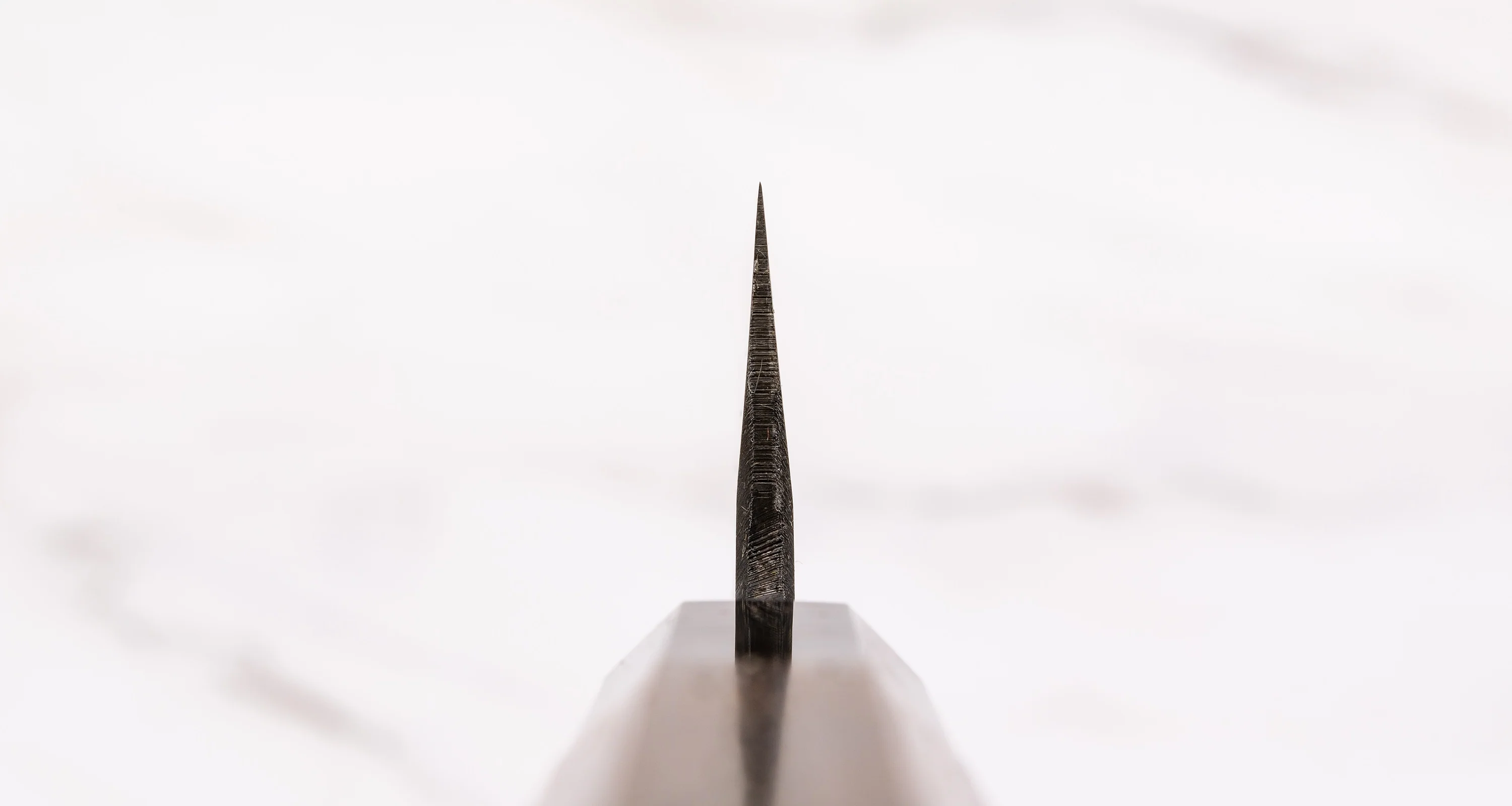 Kumokage Kiri-Sujihiki Aogami #2 Kuro-uchi Damascus 250mm (9.8") - Image 3