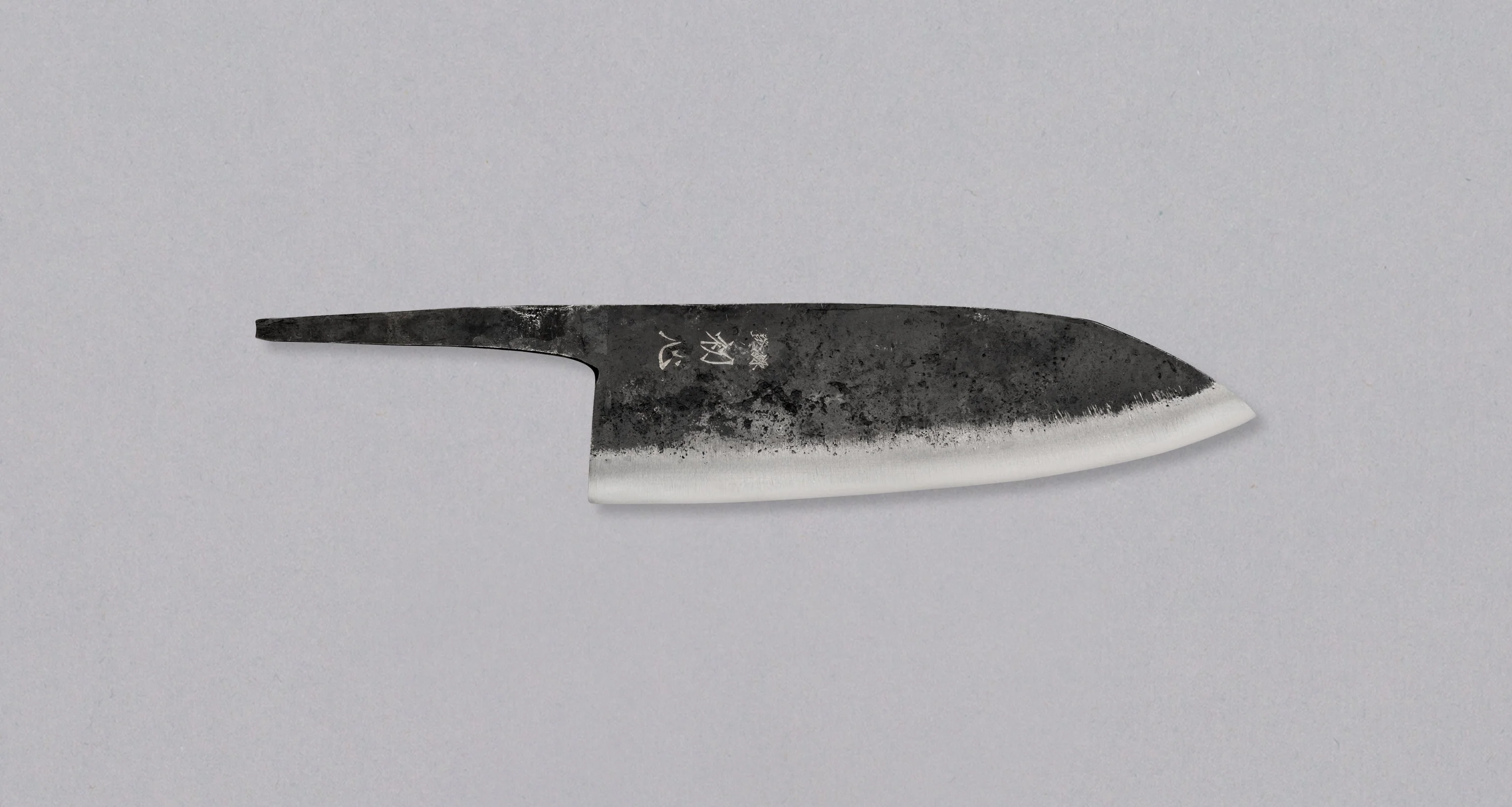 Kurogane Santoku Aogami #2 Kuro-uchi 165mm (6.5") - BLADE