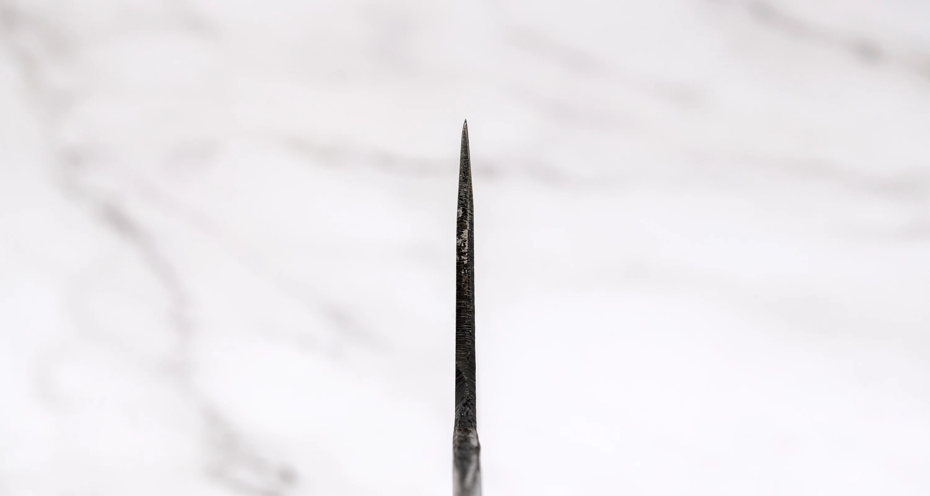 Kurogane Santoku Aogami #2 Kuro-uchi 165mm (6.5") - BLADE - Image 3