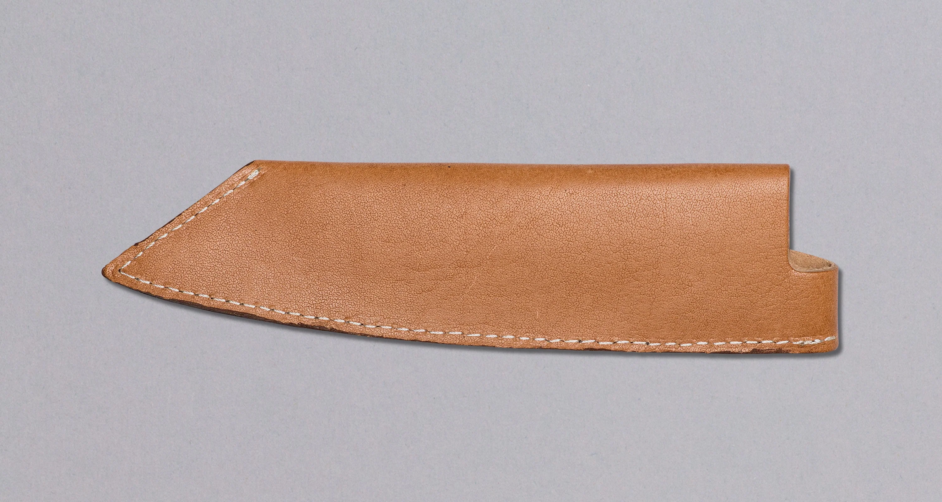 Leather Saya Bunka/Santoku/Gyuto [knife sheath] - 195mm (7.7") - Image 2