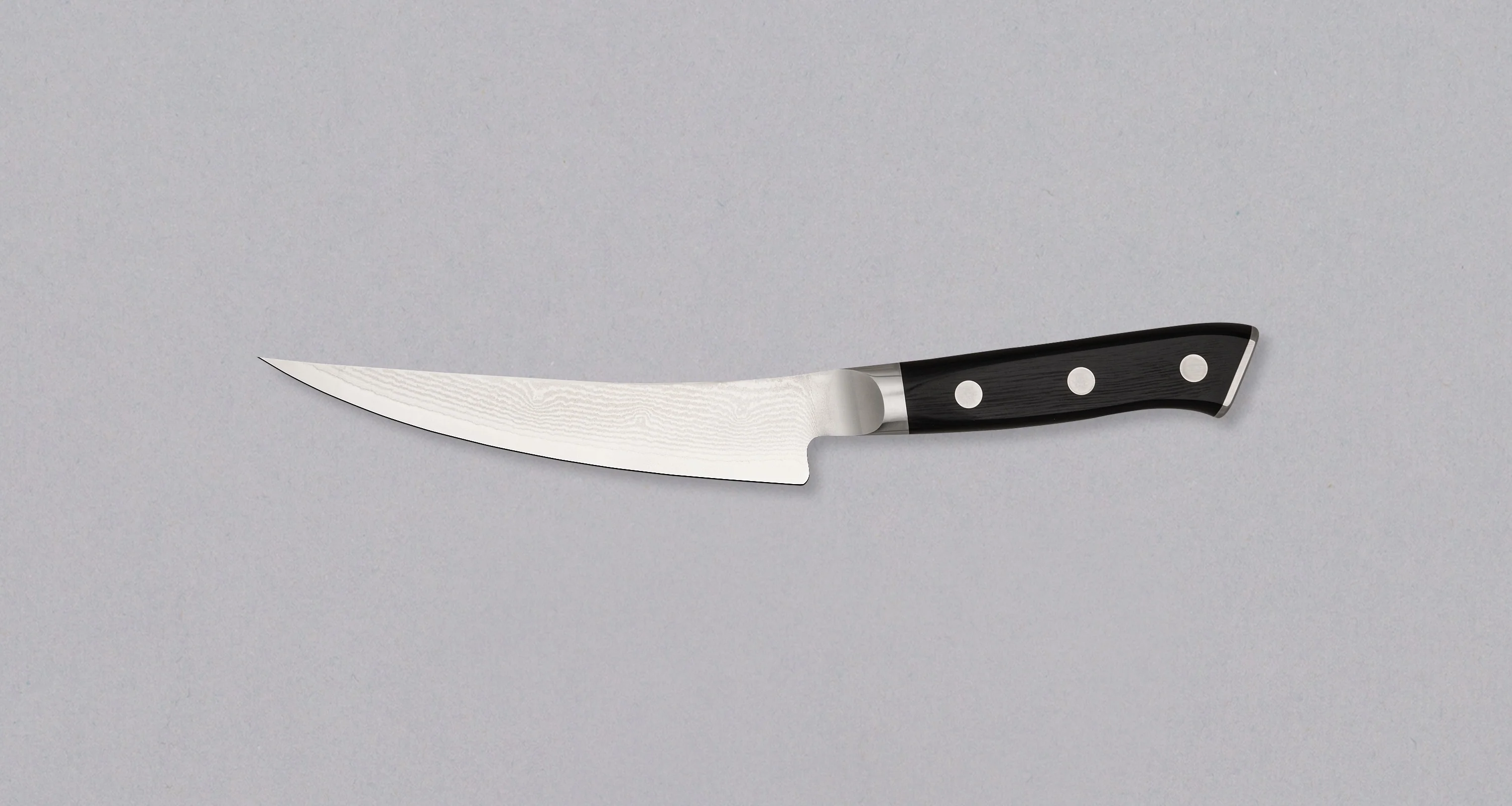 Mcusta Boning Damascus D Classic Black 165mm (6.5") - Image 2