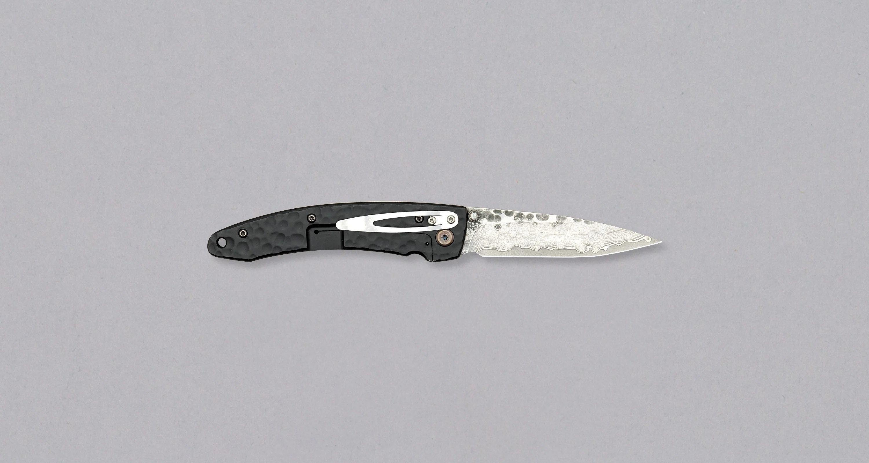 Mcusta Forge Shadow Damascus Pocket Knife [MC-0114BD] - Image 2