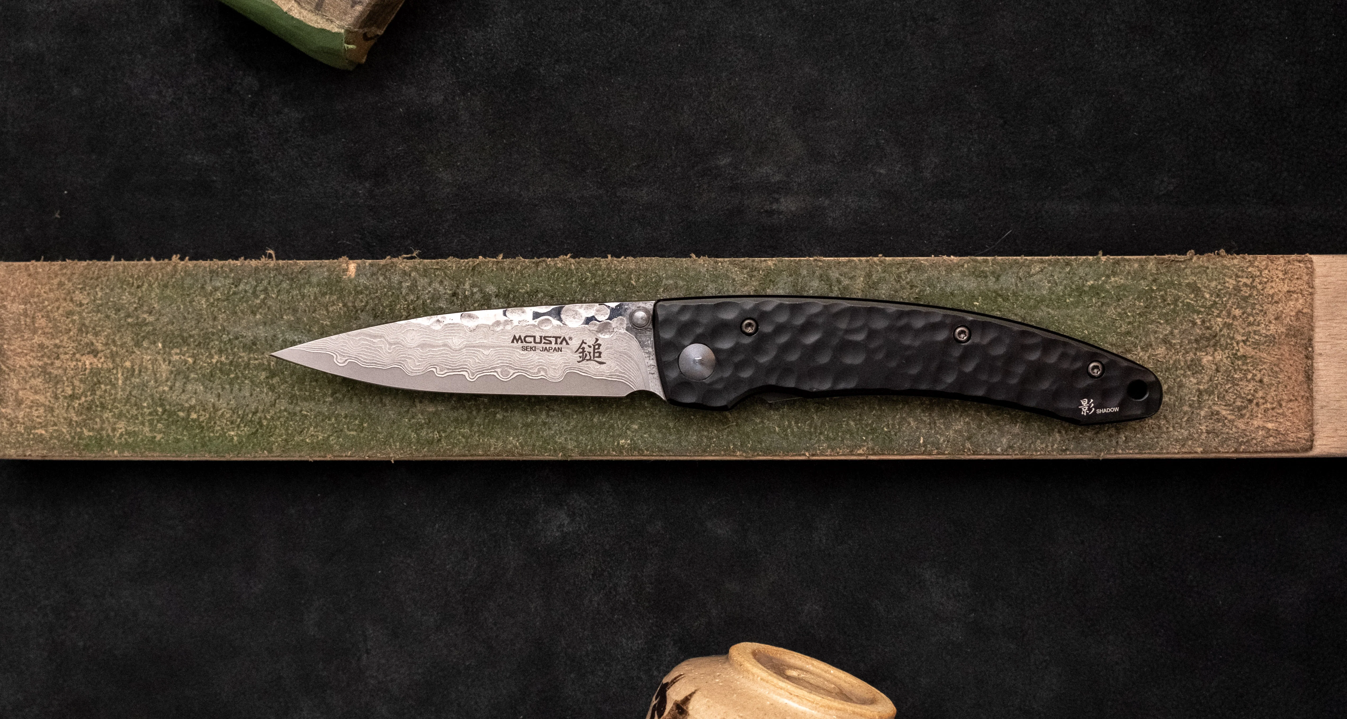 Mcusta Forge Shadow Damascus Pocket Knife [MC-0114BD] - Image 4