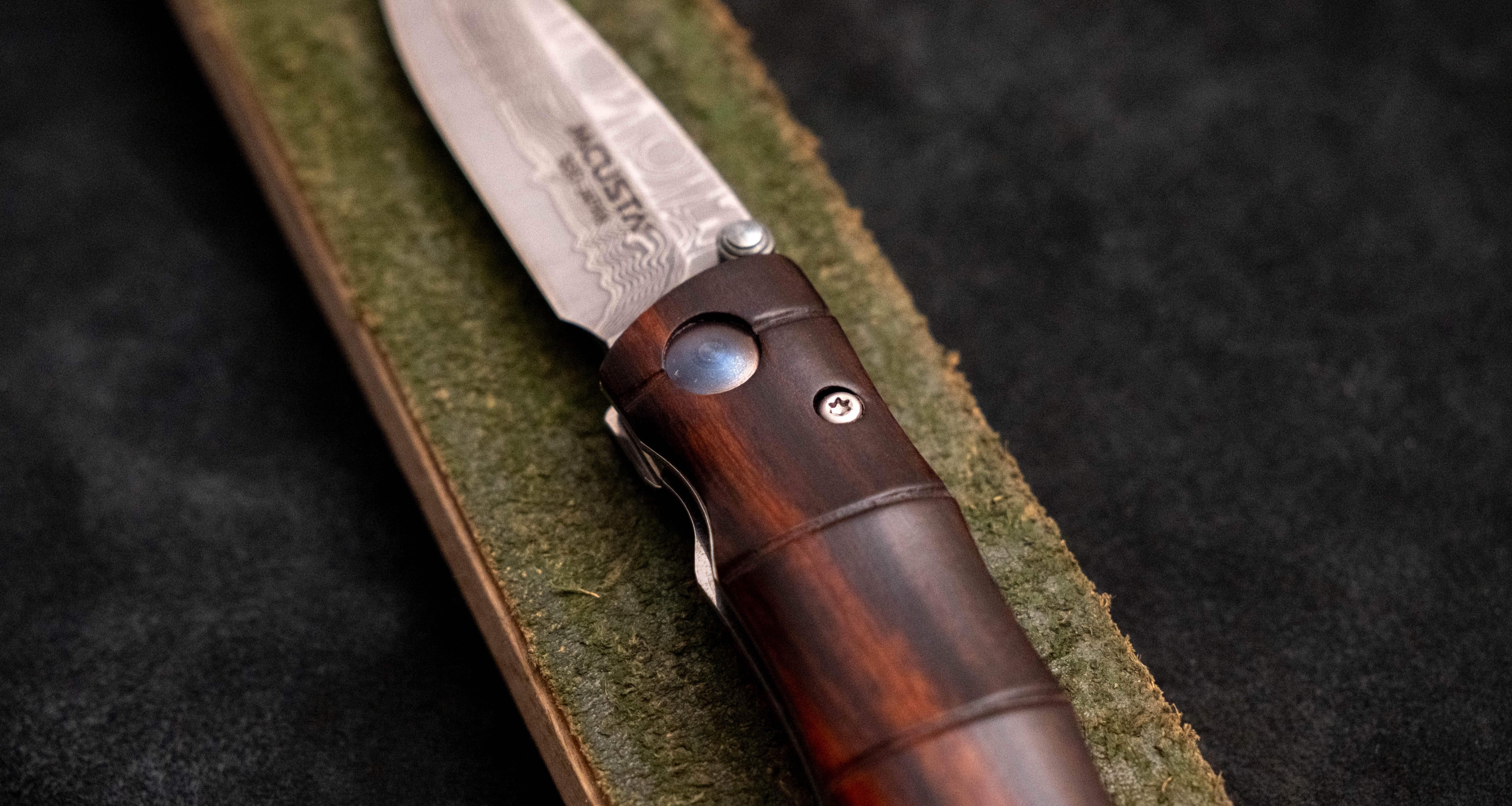Mcusta Shinra Emotion Take Ironwood Pocket Knife [MC-0074DI] - Image 6