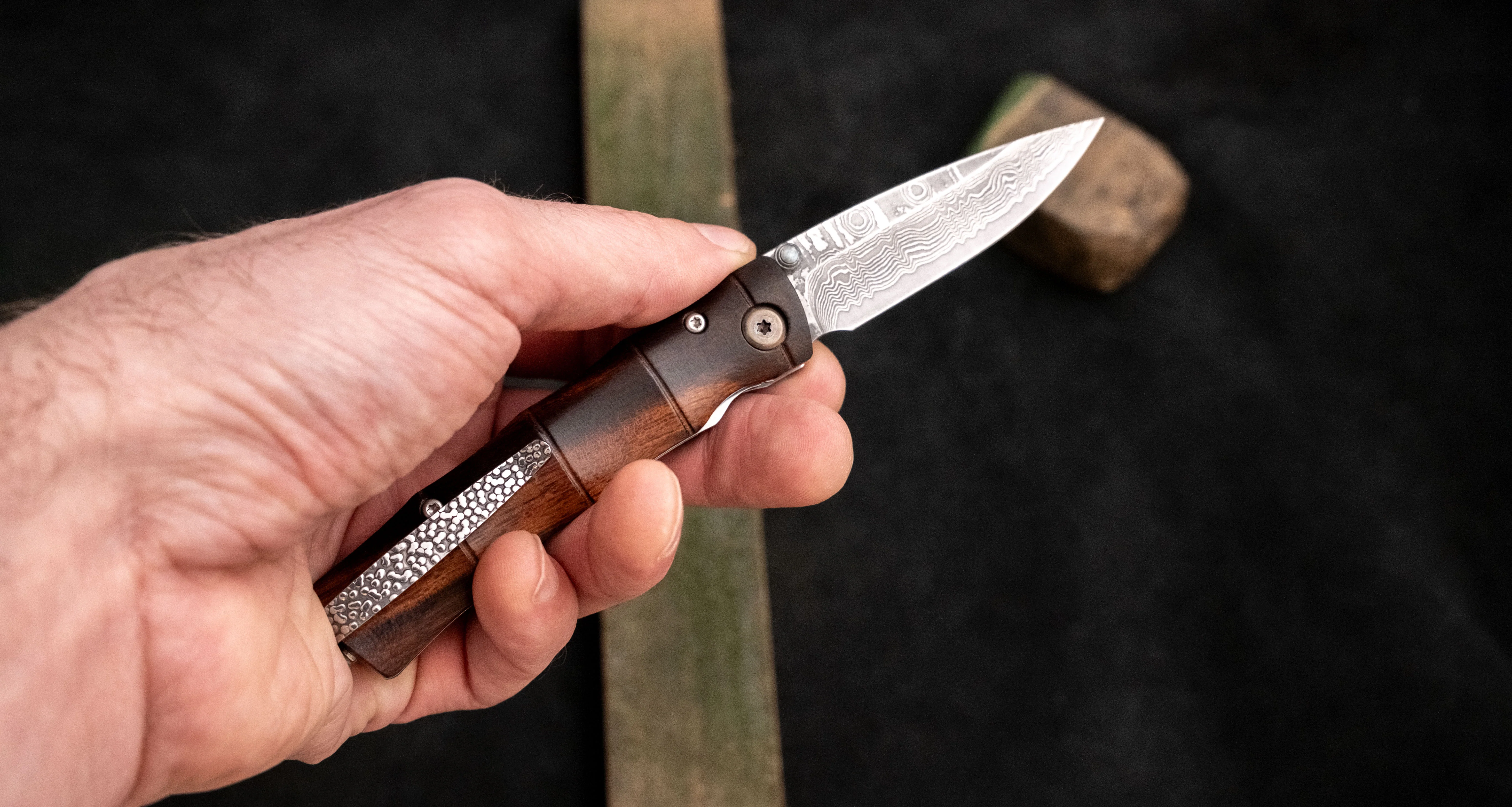 Mcusta Shinra Emotion Take Ironwood Pocket Knife [MC-0074DI] - Image 8