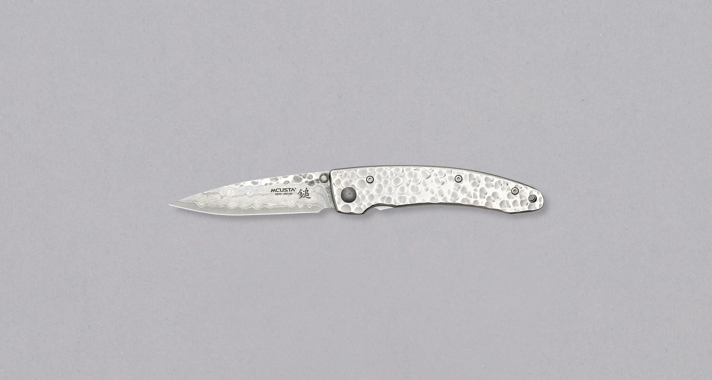 Mcusta Tsuchi Large Hammered Pocket Knife [MC-0114D]