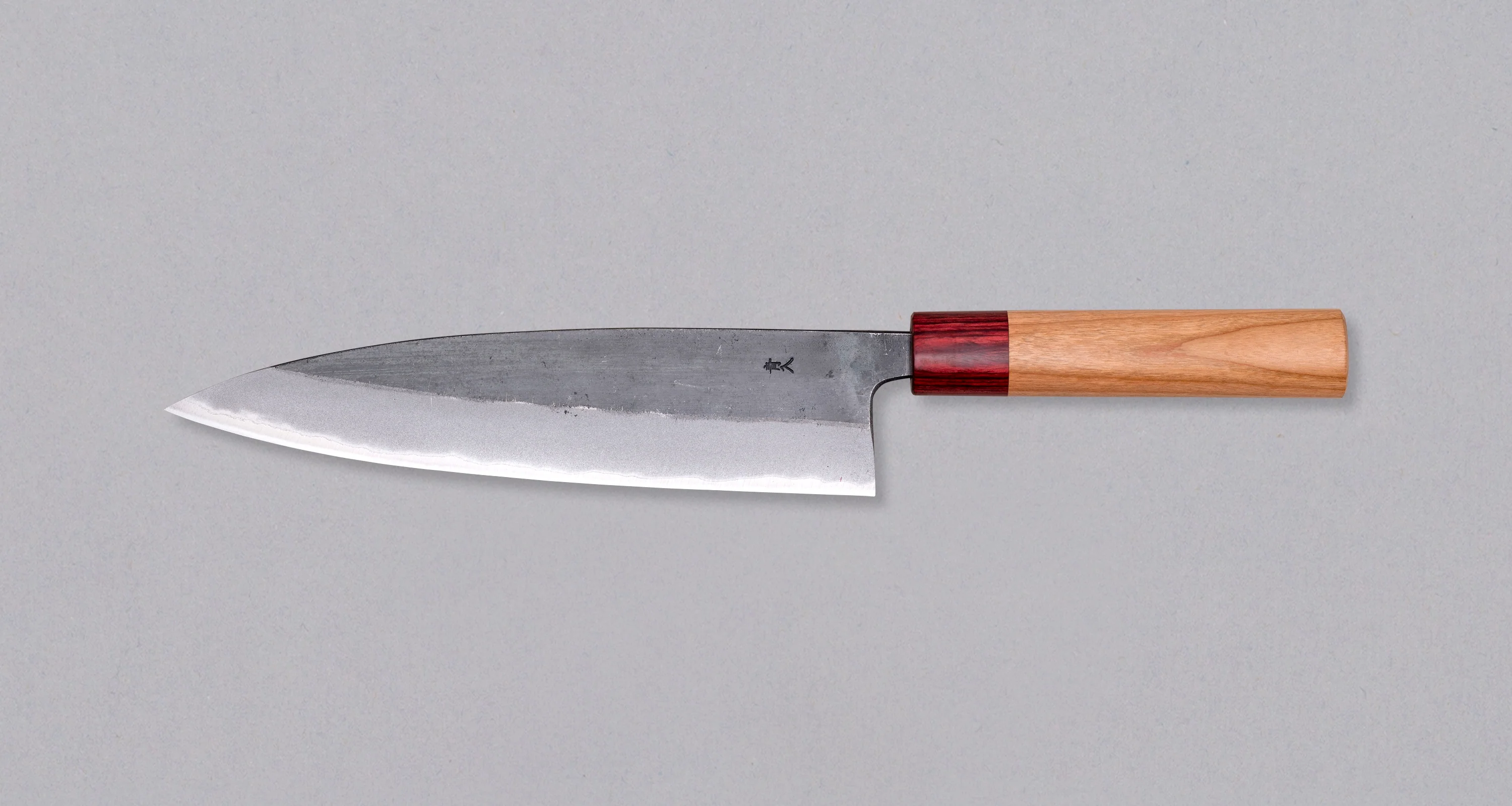 Muneishi Gyuto Aogami #2 Kuro-uchi Cherry 210mm (8.3") - Image 2