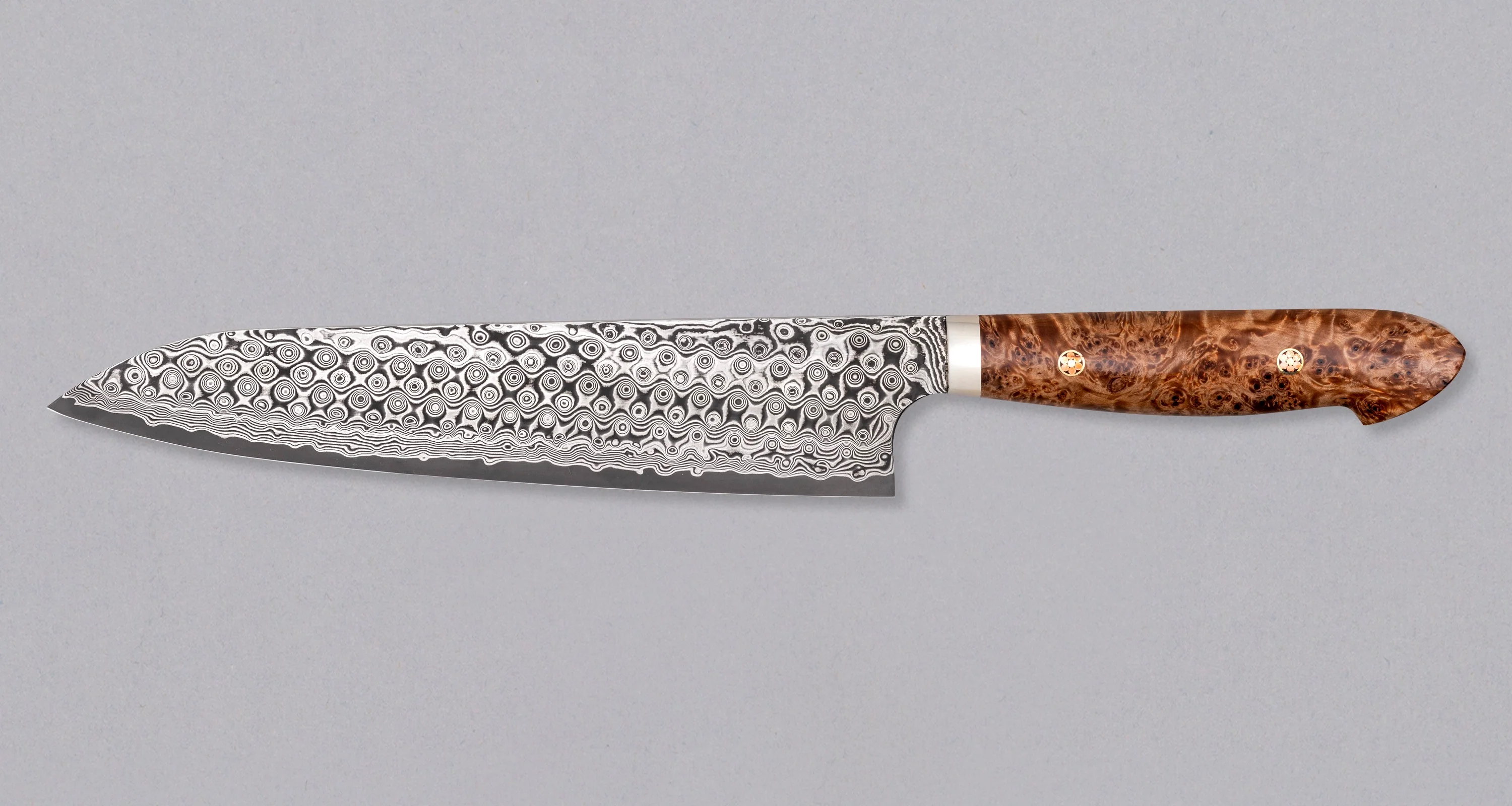 Nigara Gyuto SG2 Damascus Maplewood 240mm (9.4") - Image 2