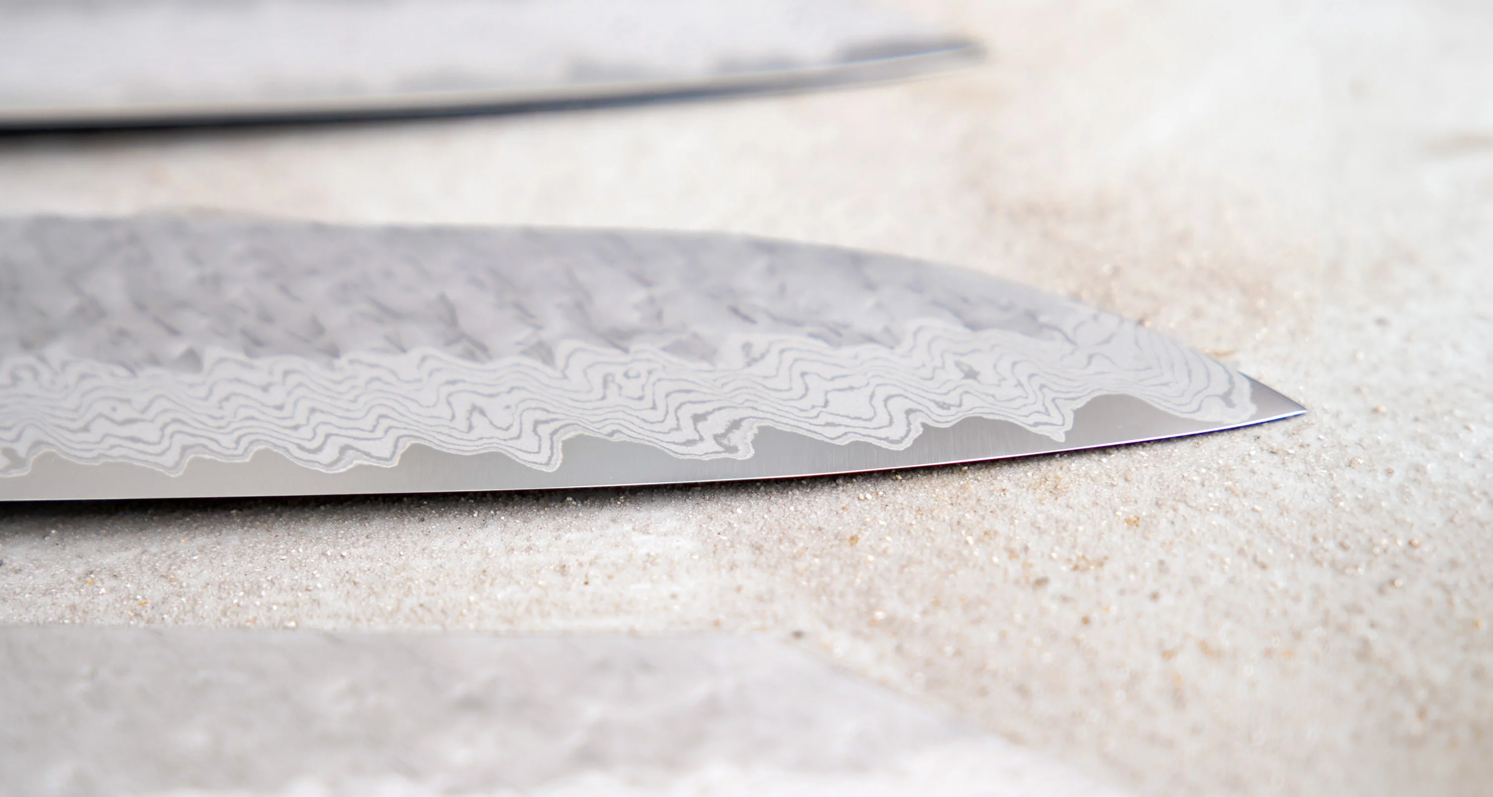 Nigara Petty VG-10 Damascus Tsuchime 150mm (5.9") - Image 7
