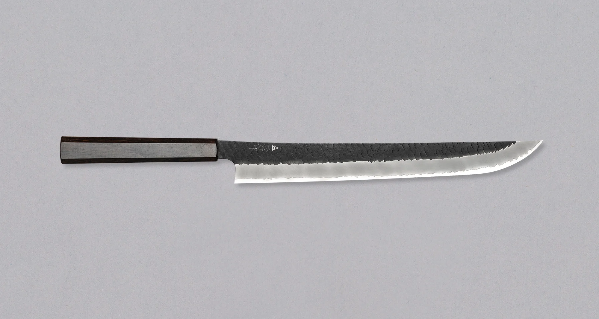 Nigara Sakimaru Sujihiki SG2 Kuro-uchi Tsuchime 270mm (10.6") [Ebony]