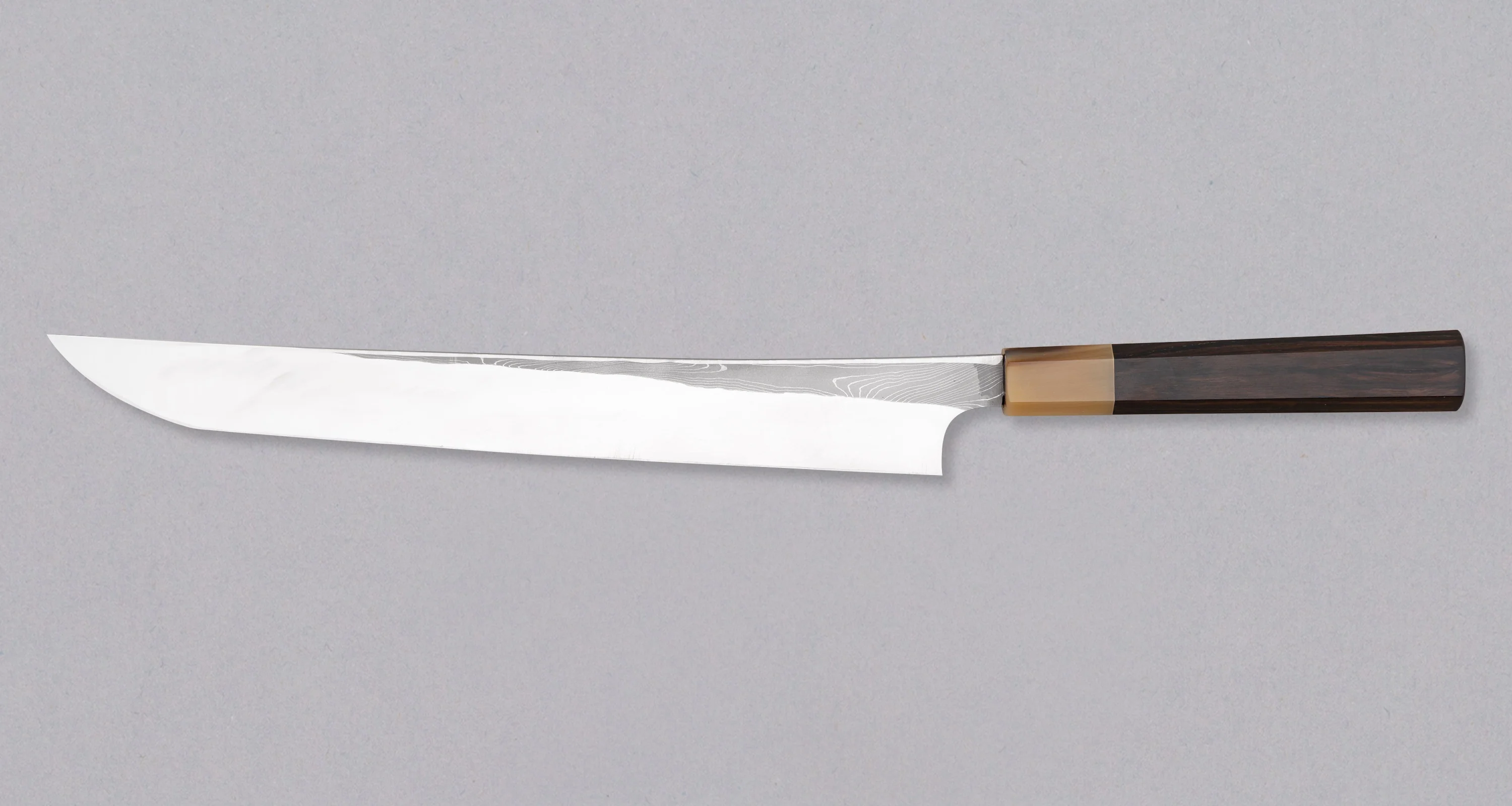Nigara Sakimaru Yanagiba Aogami #2 Twisted Damascus 300mm (11.8") - Image 2