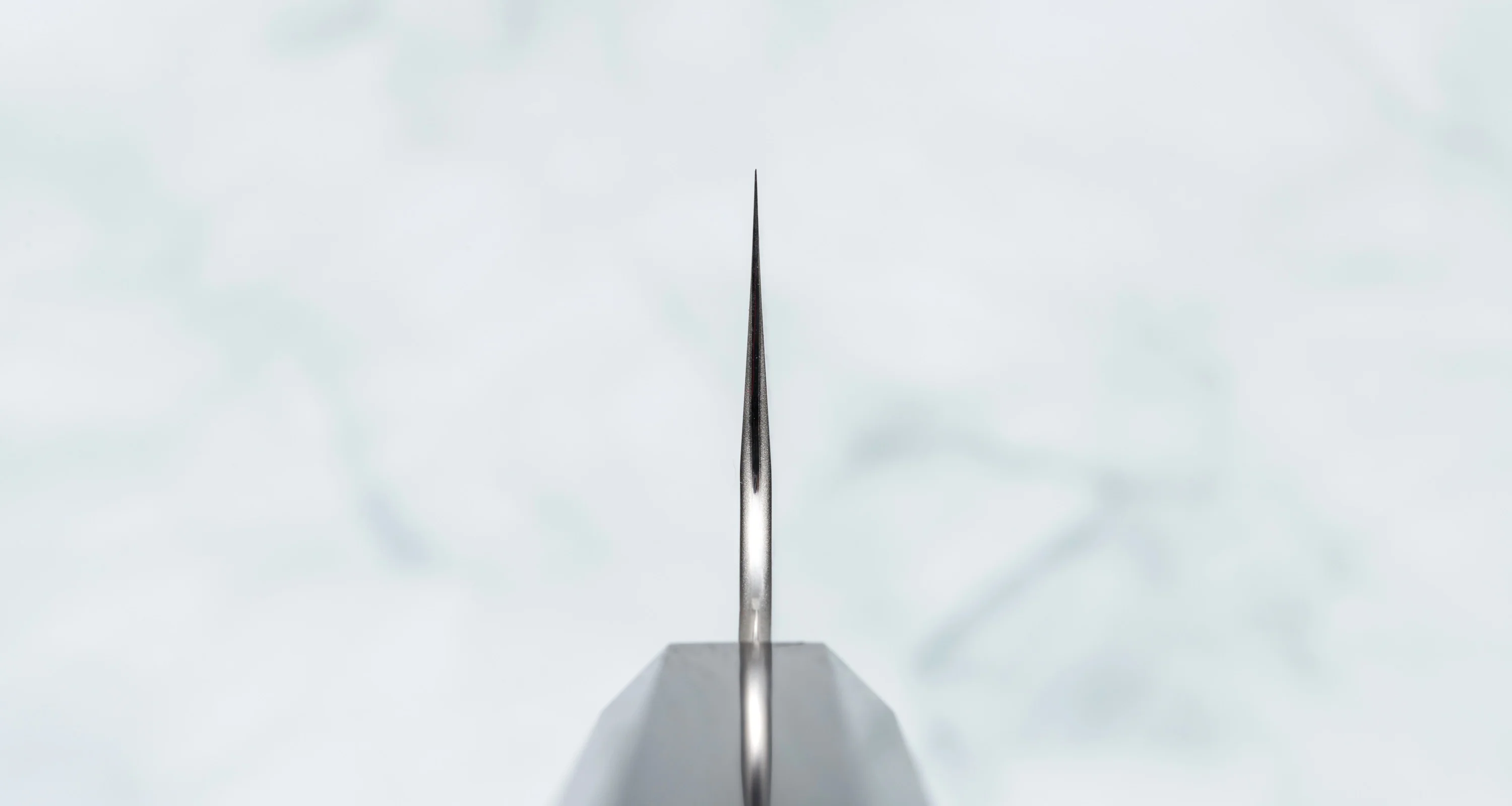 Nigara Santoku SG2 Tsuchime Wa Ebony 180mm (7.1") - Image 3