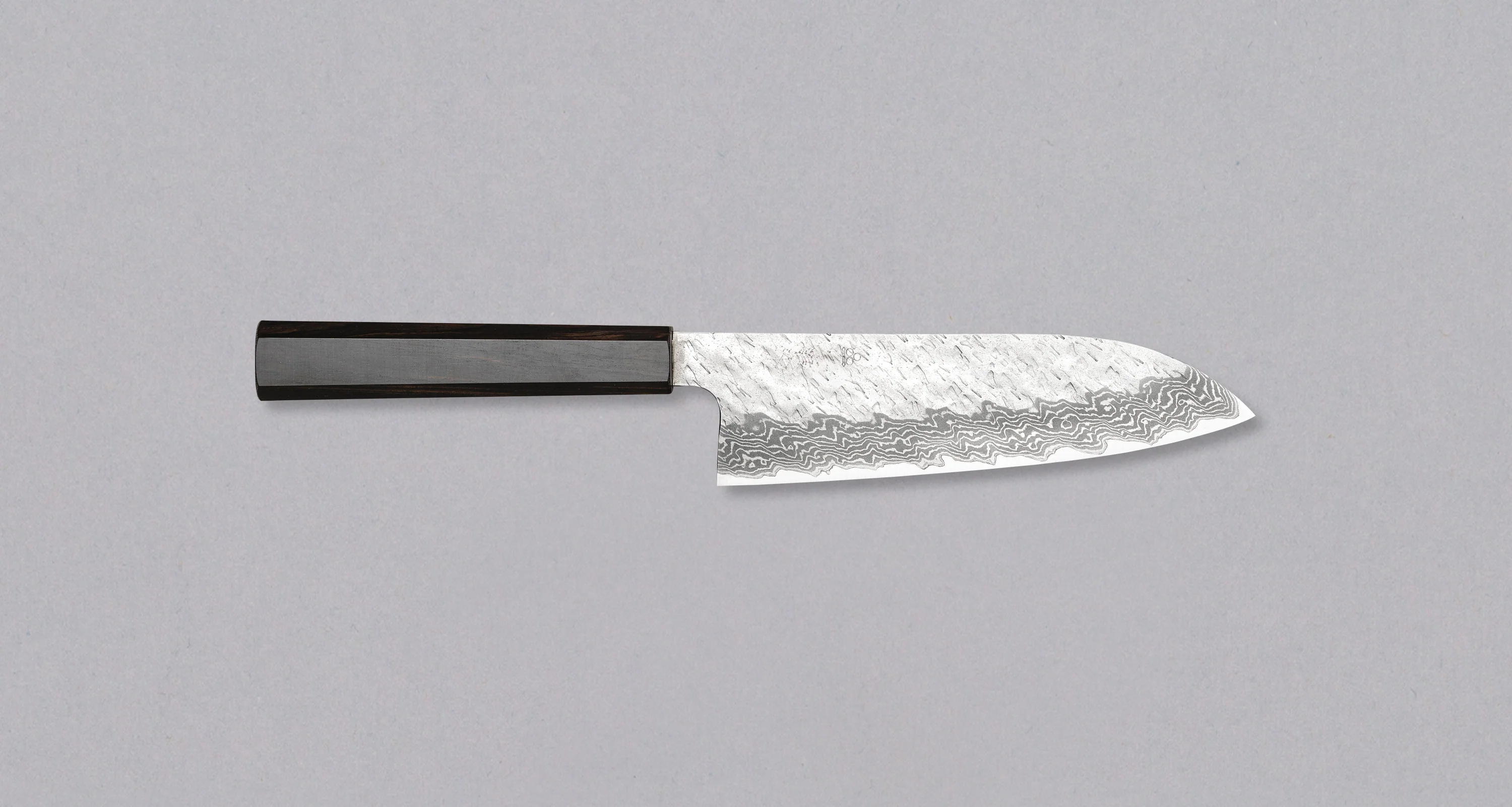 Nigara Santoku VG-10 Damascus Tsuchime 180mm (7.1")