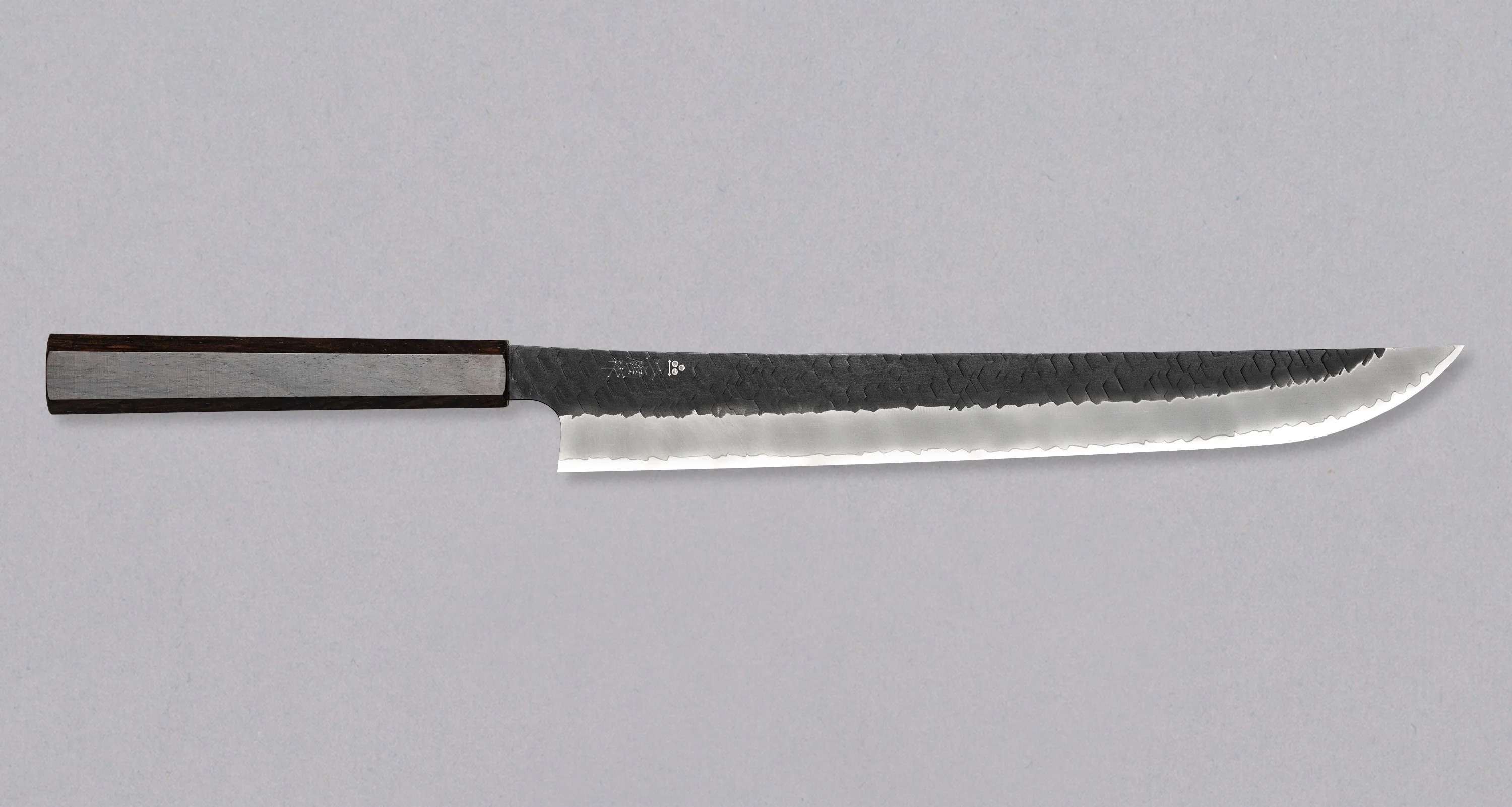 Nigara Sakimaru Sujihiki SG2 Kuro-uchi Tsuchime 300mm (11.8") [Ebony]