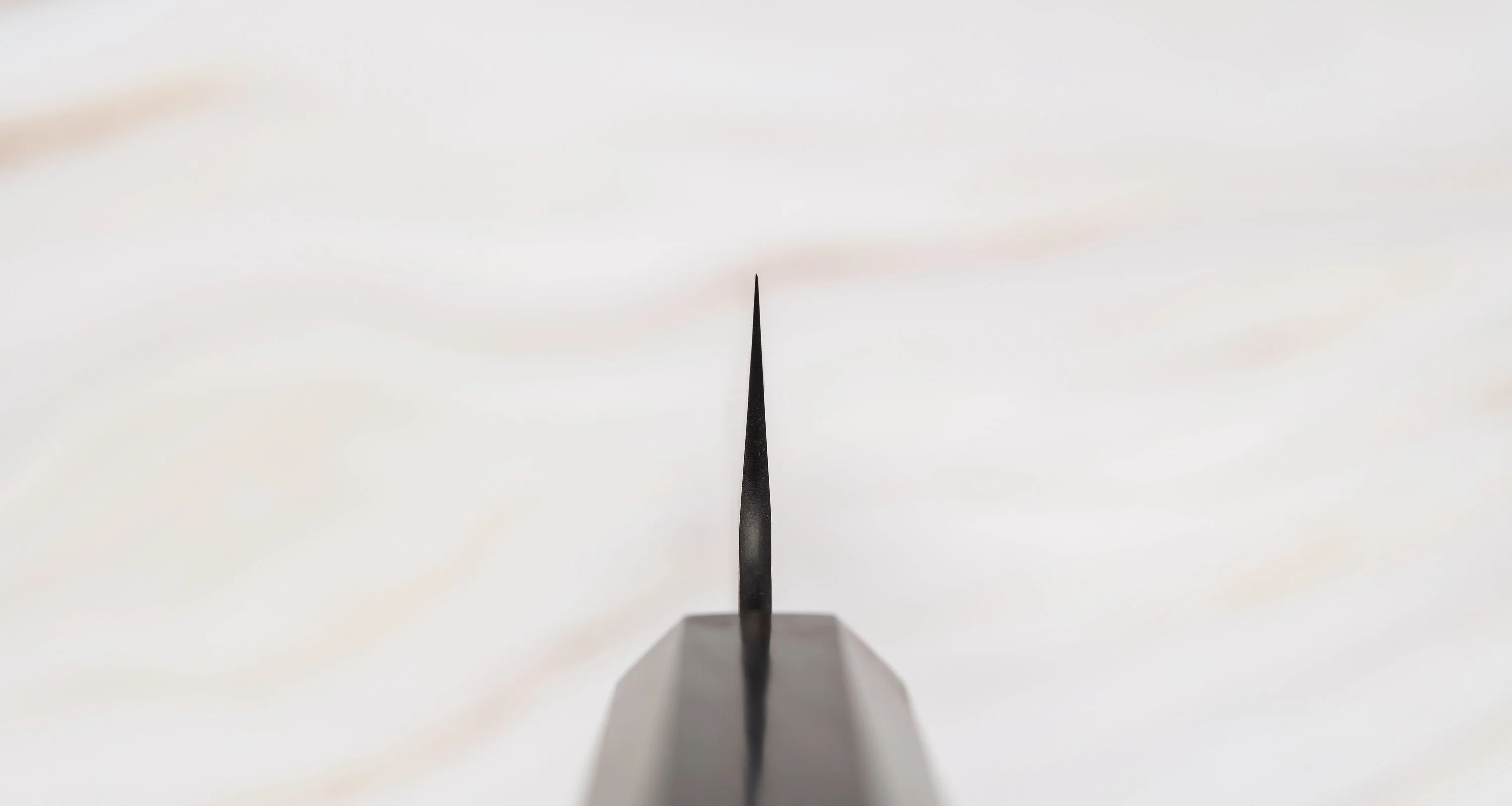 Nigara Sakimaru Sujihiki SG2 Kuro-uchi Tsuchime 300mm (11.8") [Ebony] - Image 3