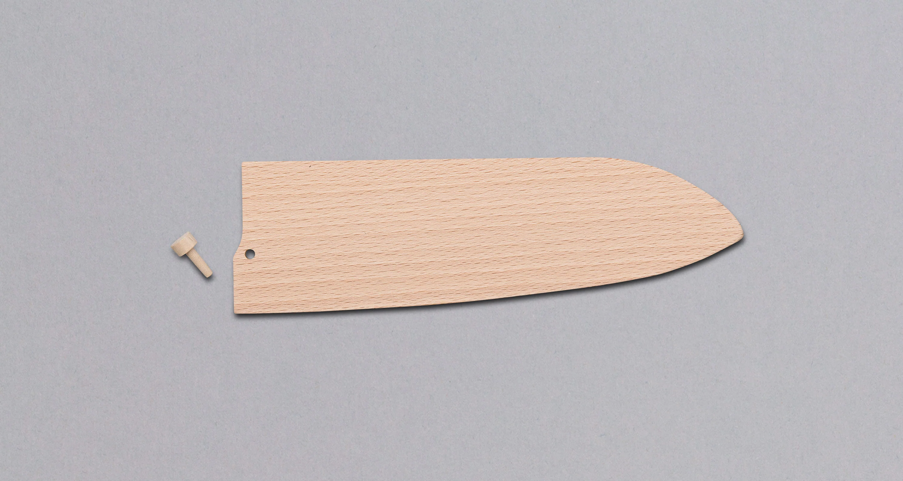 Wooden Saya Santoku [knife sheath] - 190mm (7.5") - Image 2
