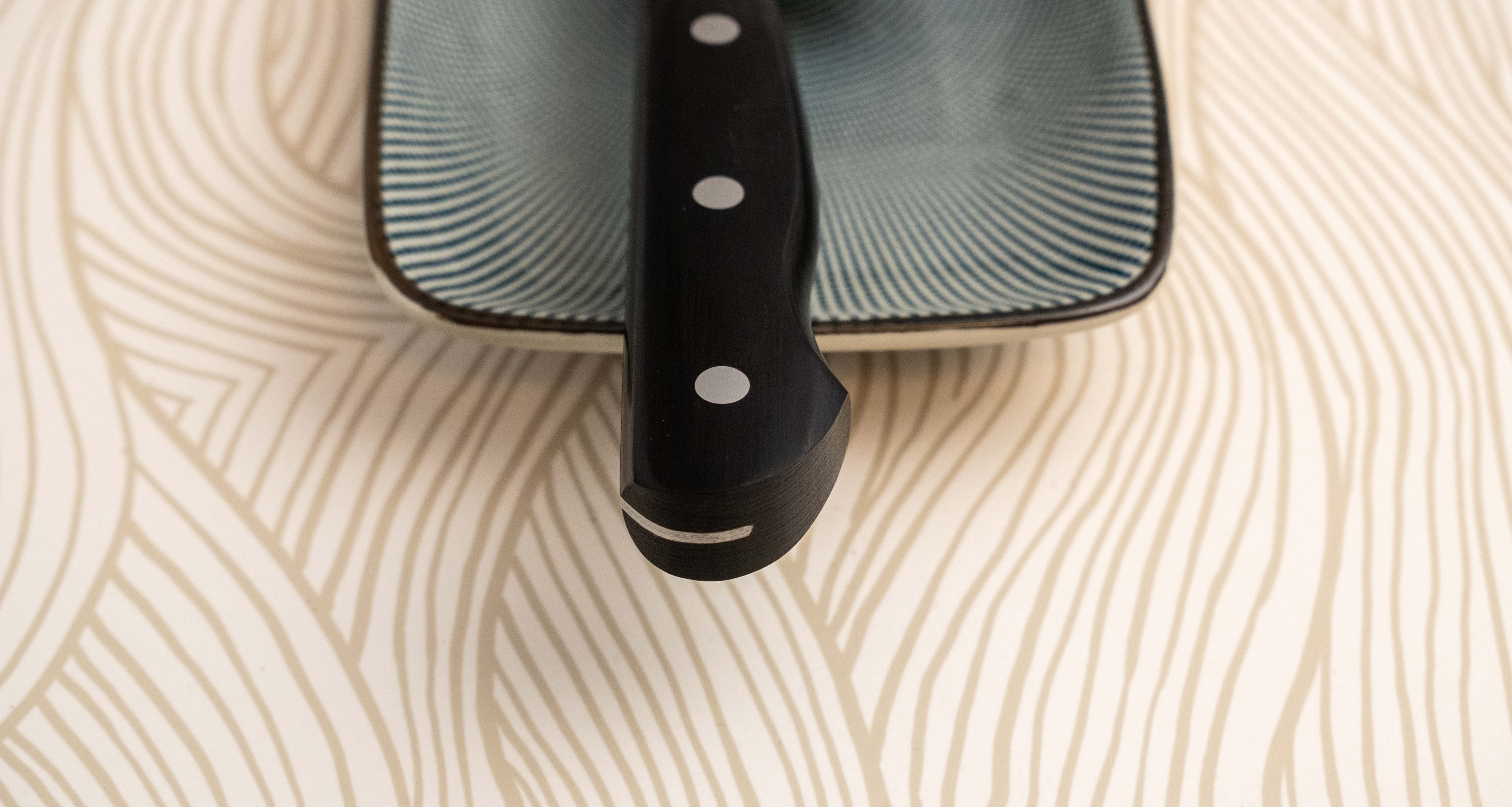 Seki Kotetsu Gyuto VG-10 Migaki 200mm (7.9") [black pakkawood] - Image 8