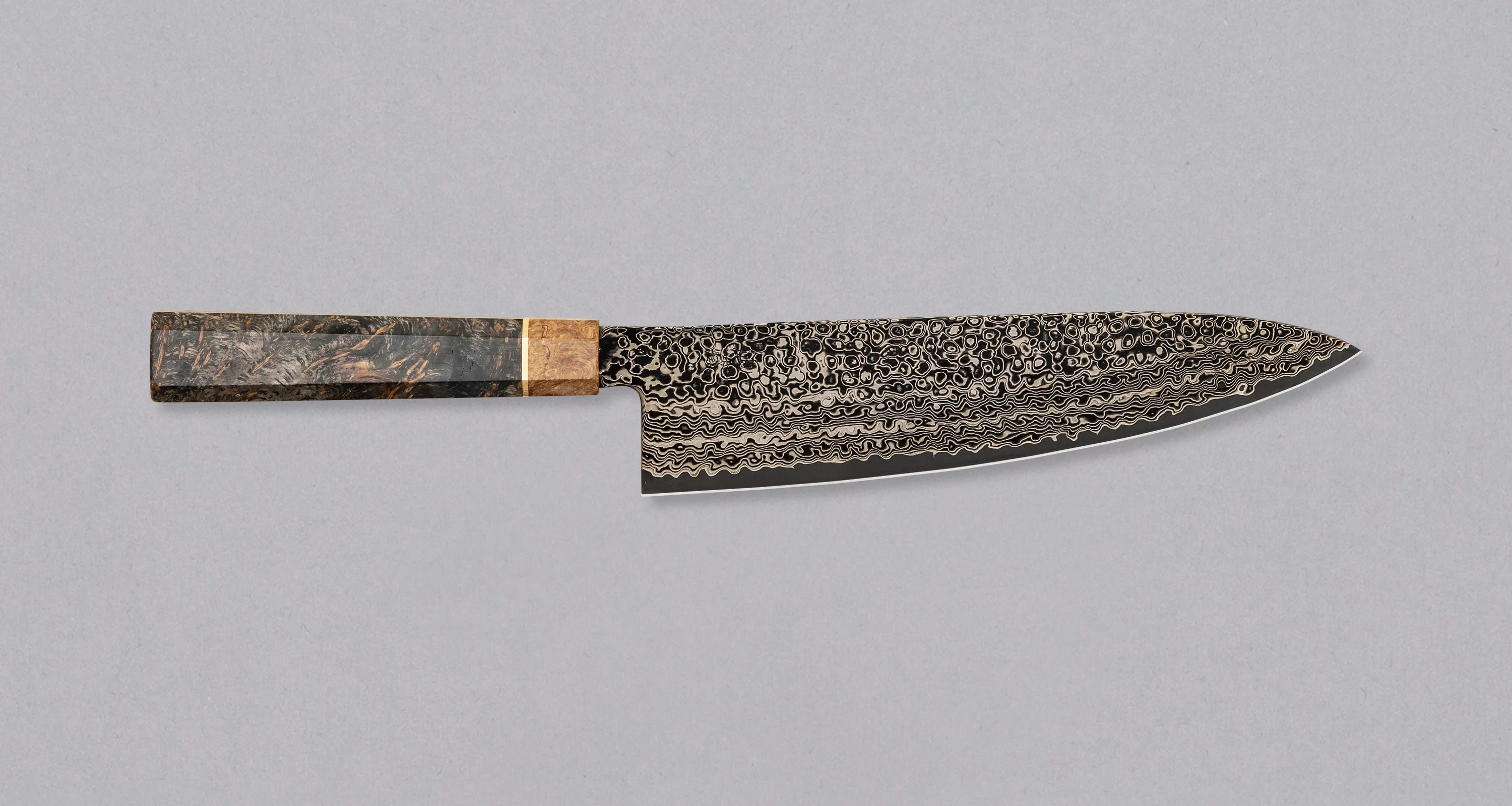 Senzo Dawn Limited Edition Gyuto SG2 Damascus 200mm (7.9")