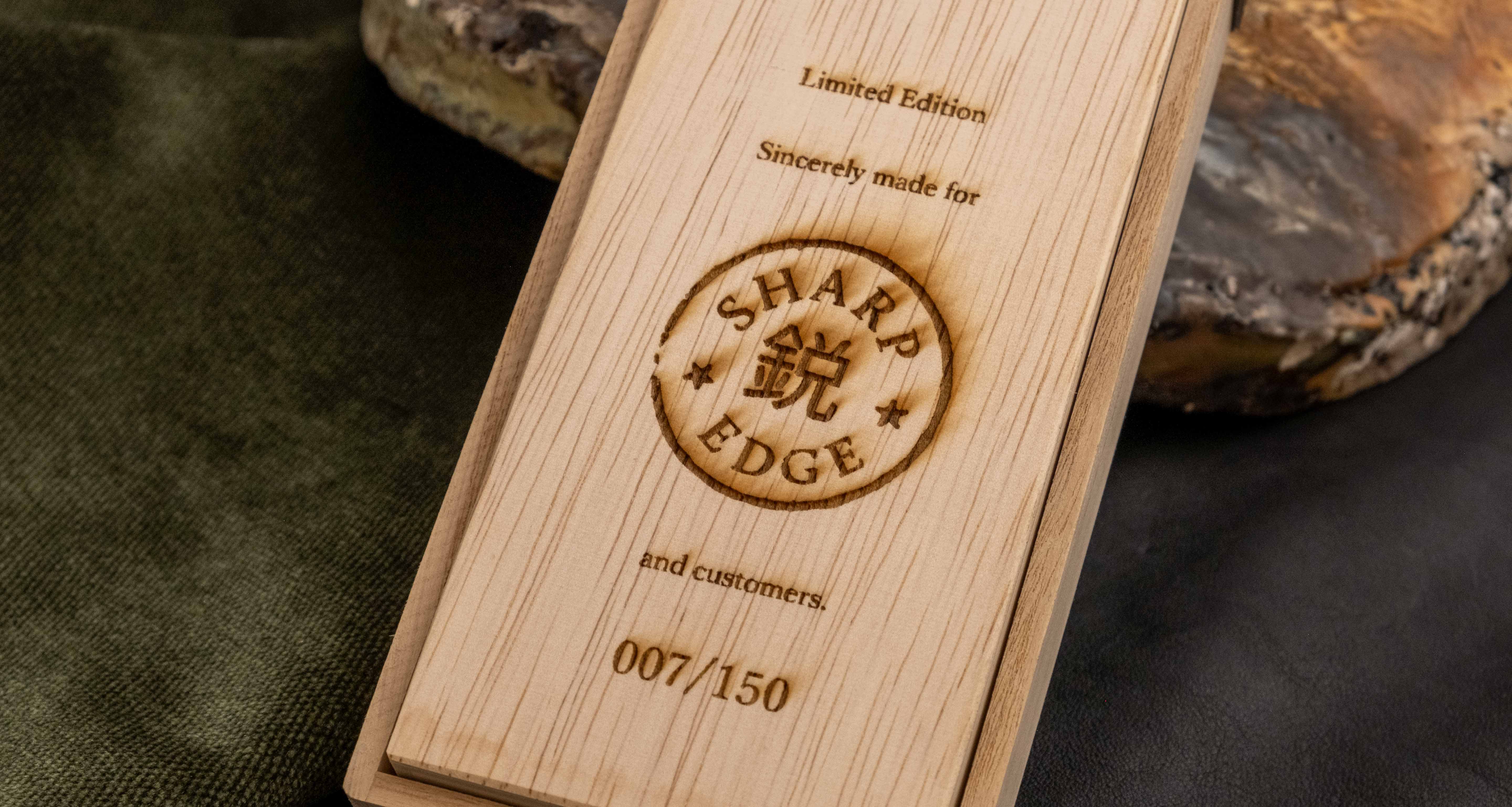 Senzo Dawn Limited Edition Petty SG2 Damascus 150mm (5.9") - Image 7