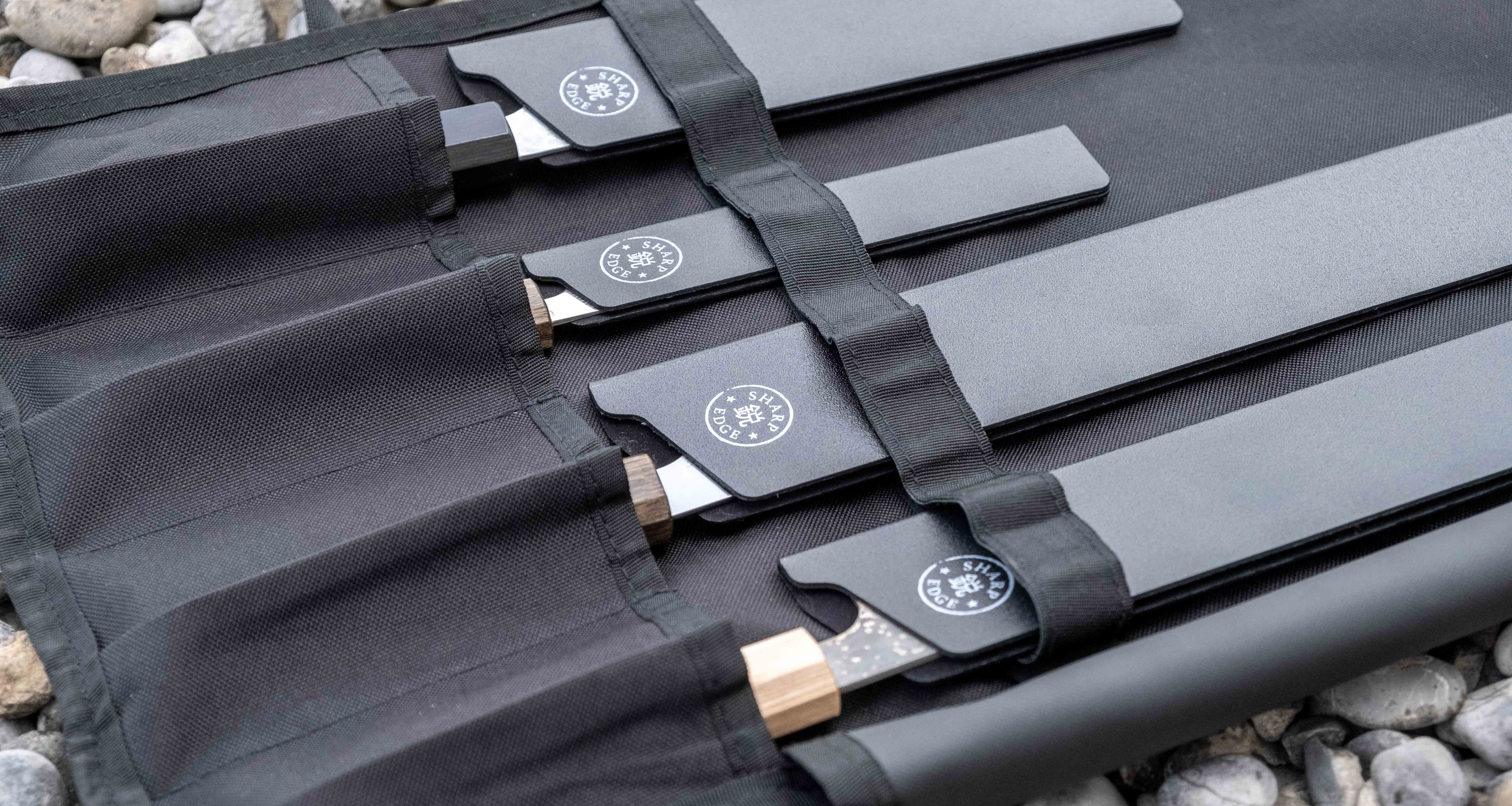 SharpEdge Knife Roll - Black [4 knives] - Image 7