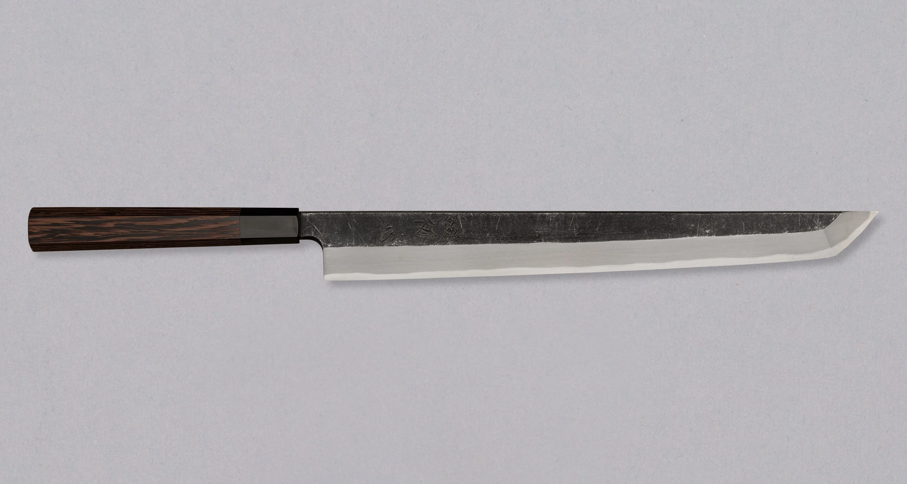 Shirasagi Sakimaru Yanagiba Aogami #2 Tsuchime Kuro-uchi 330mm (11.8") [Wenge]