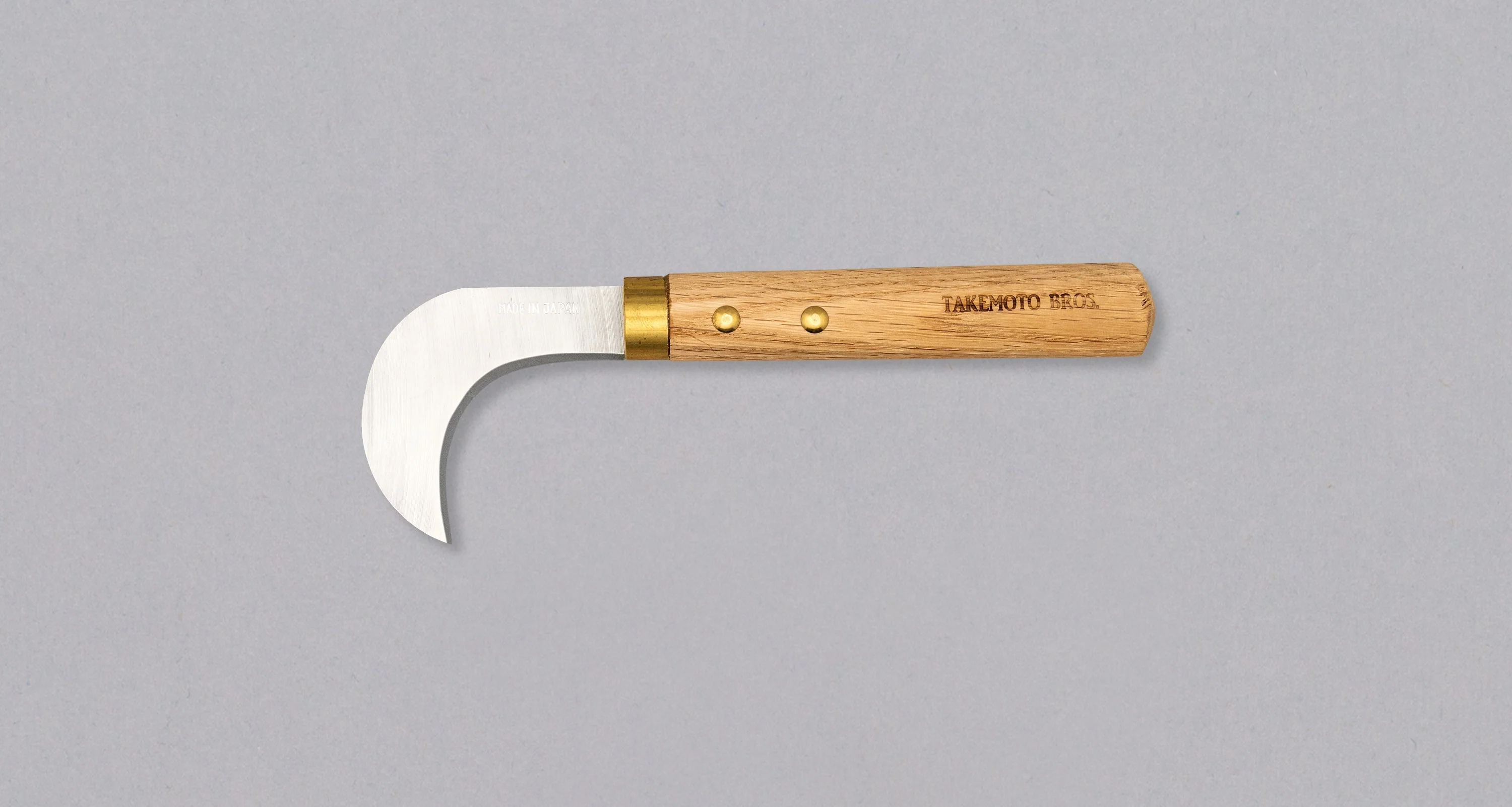 Takemoto Agave Mushroom Sickle 75mm (3") - Image 2